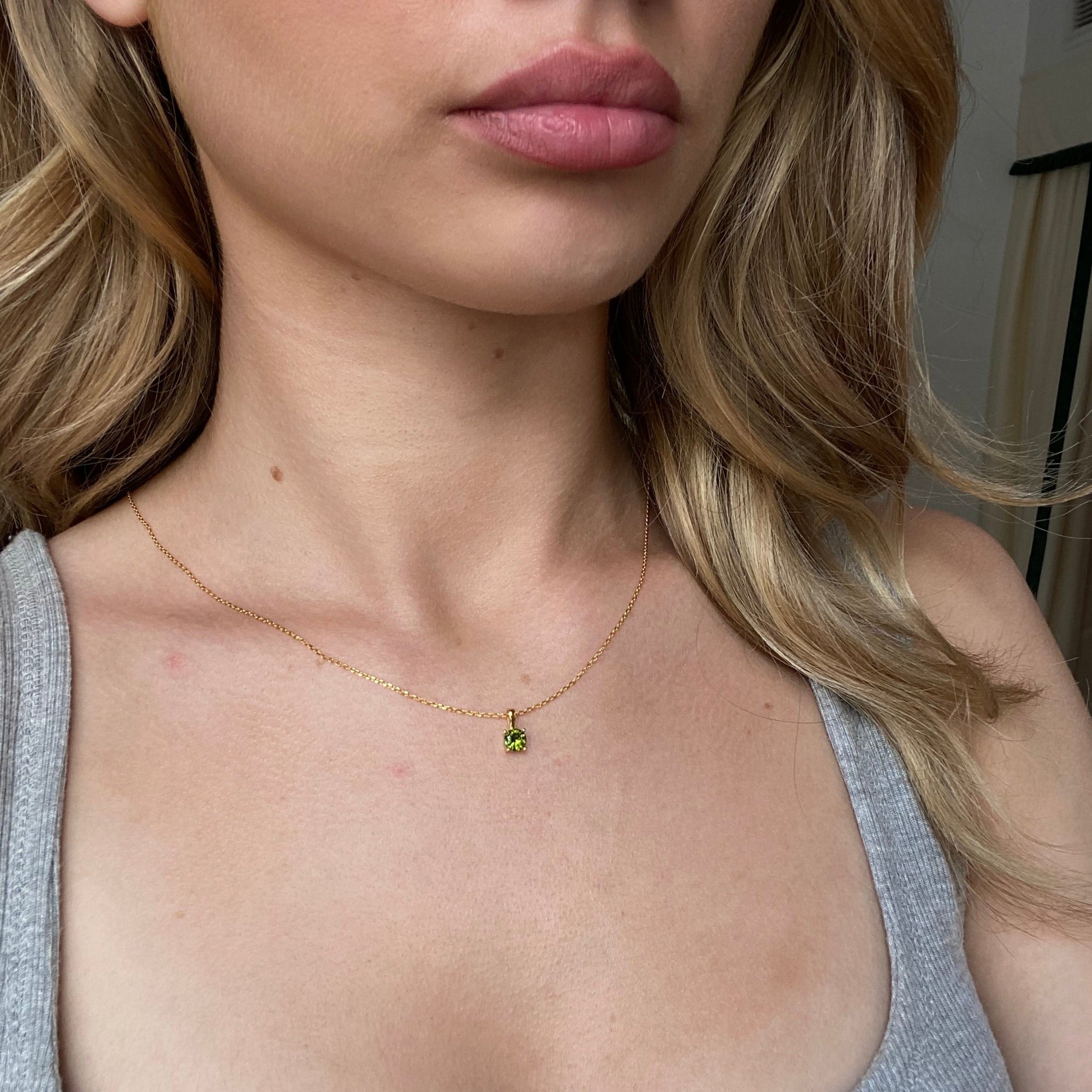 Dainty Gemstone Necklace