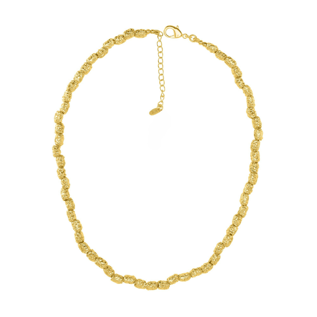 Single Hammered Layering Necklace: The Karla
