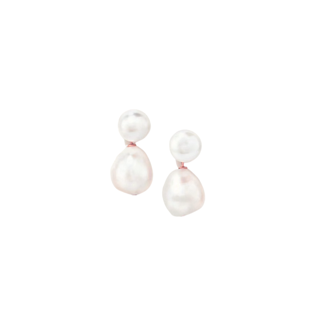 Freshwater Baroque Pearl Drop Earrings: The Sasha