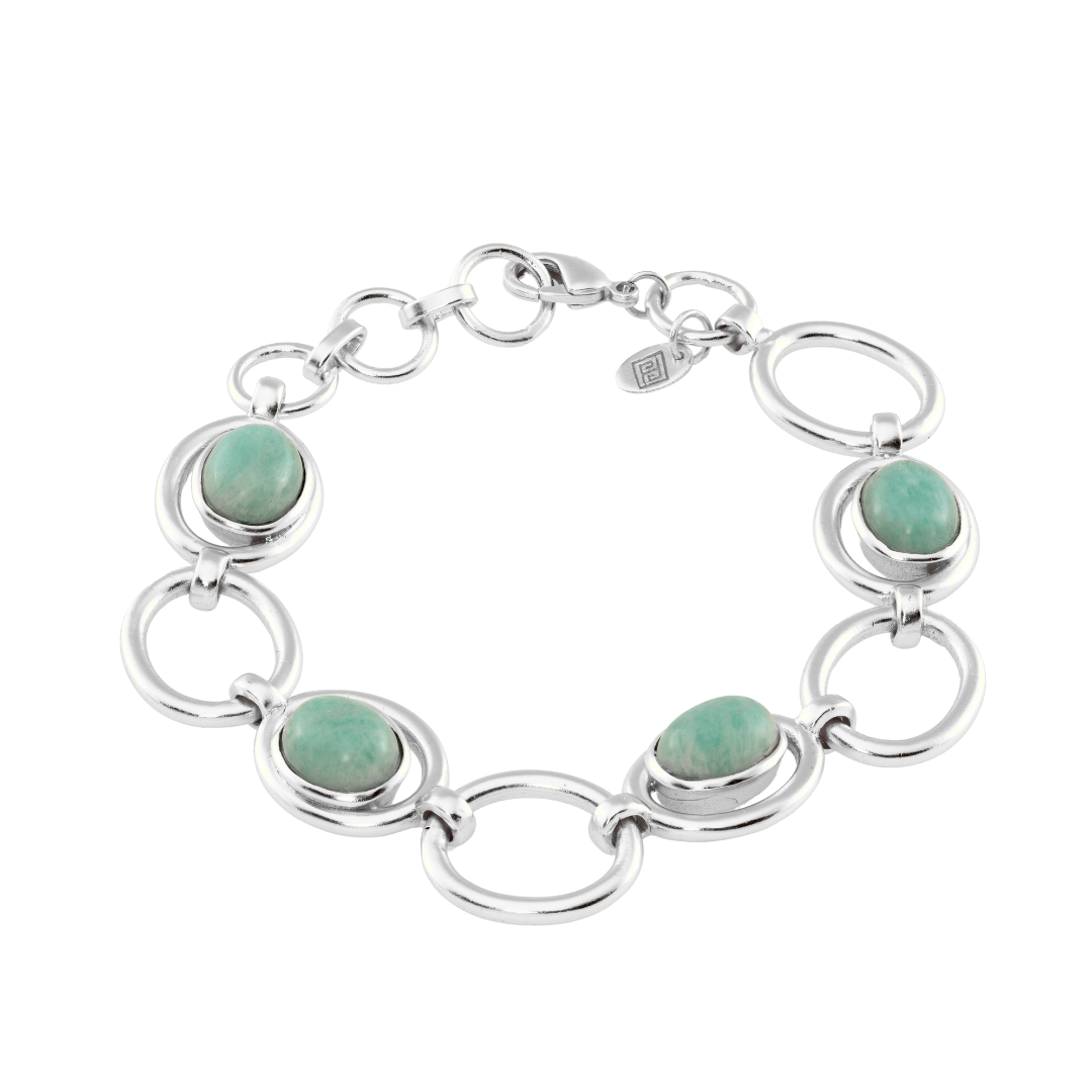 Gemstone & Link Bracelet: The Ada