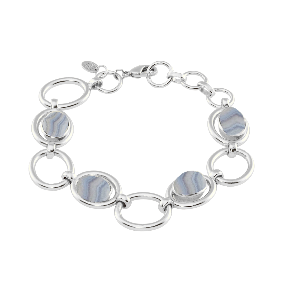 Gemstone & Link Bracelet: The Ada