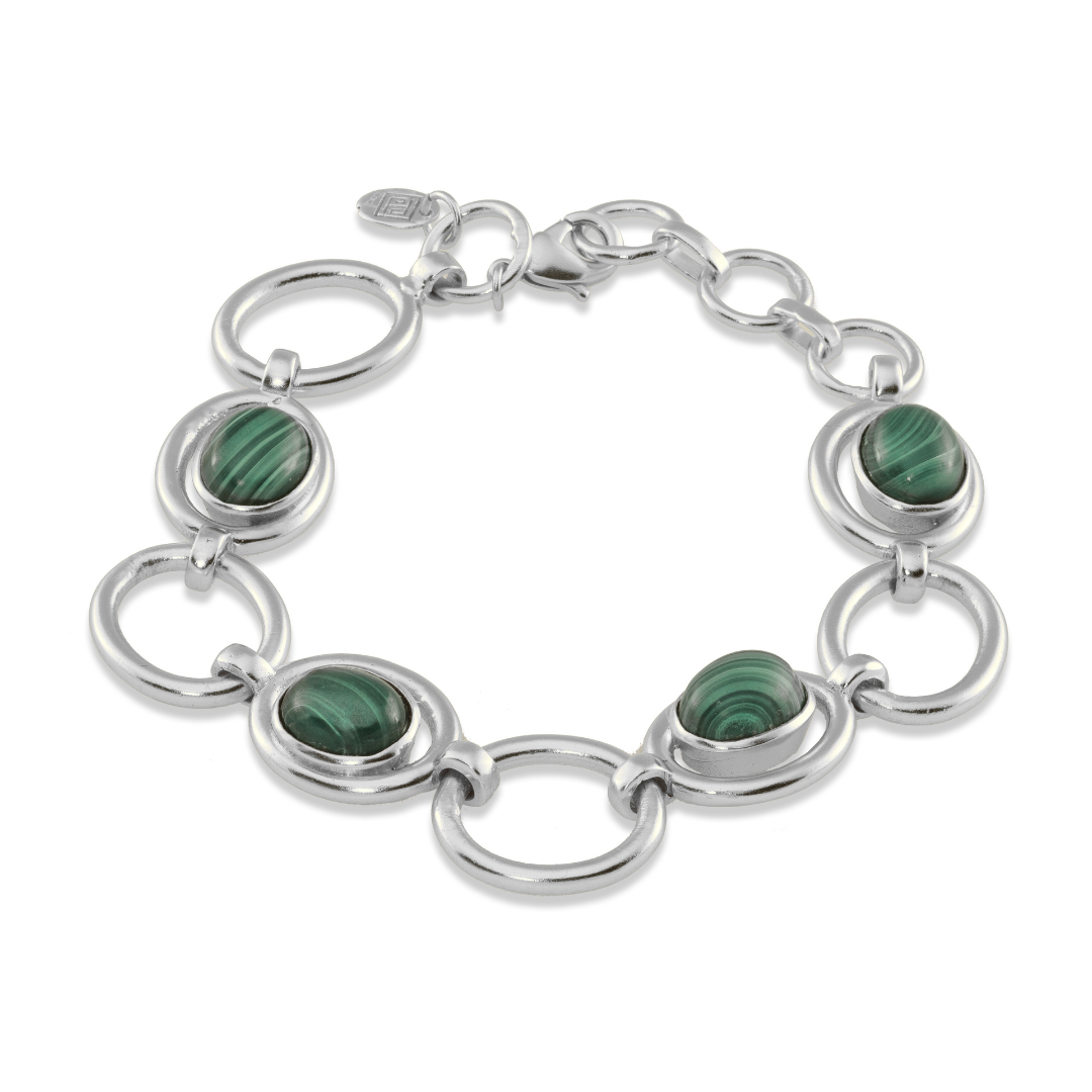 Gemstone & Link Bracelet: The Ada