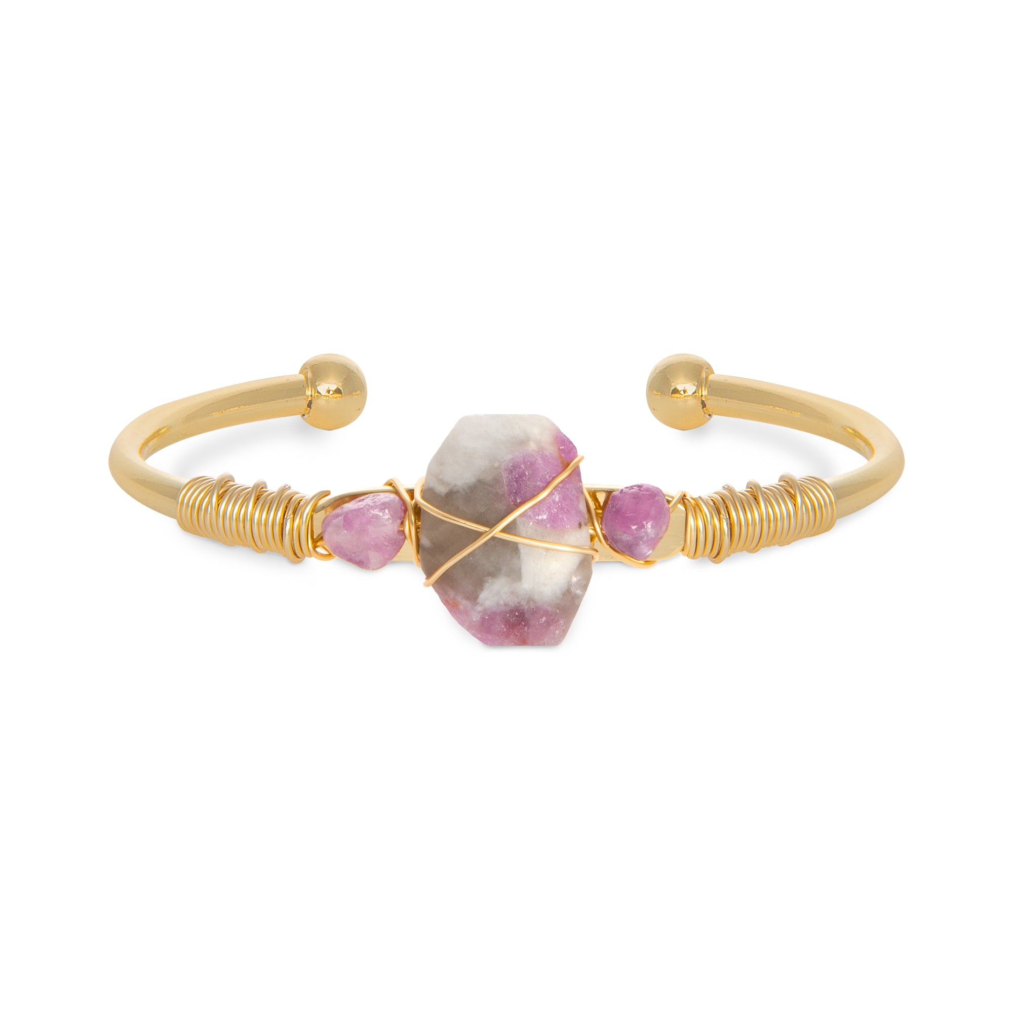 Large Purple Aventurine Cuff: The Reva