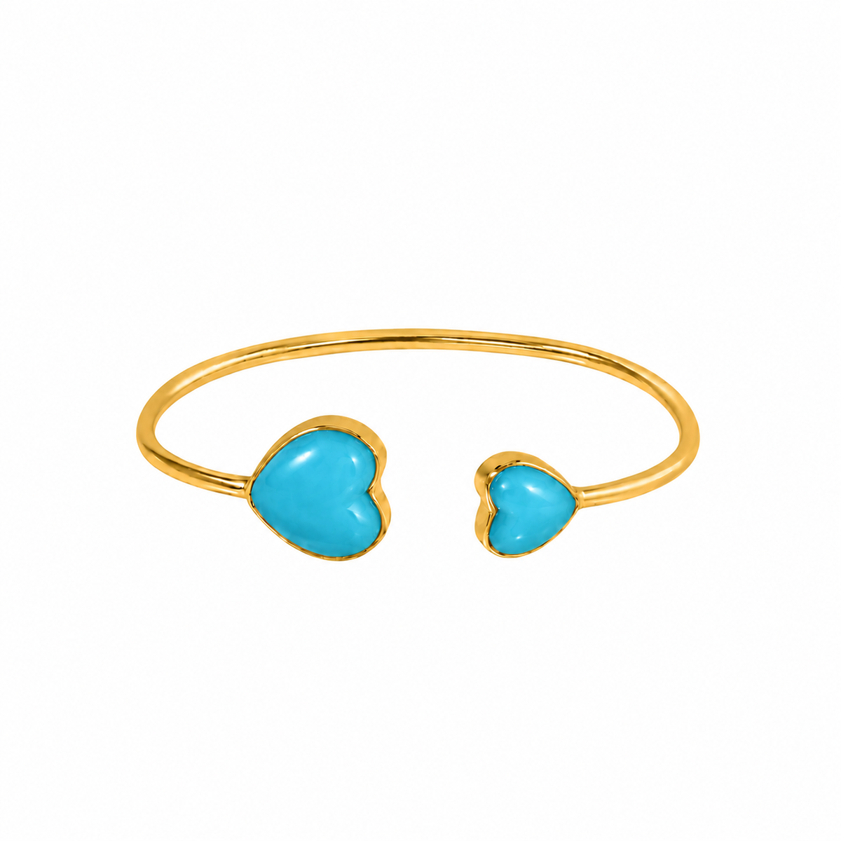 Double Gemstone Adjustable Cuff: The Saree