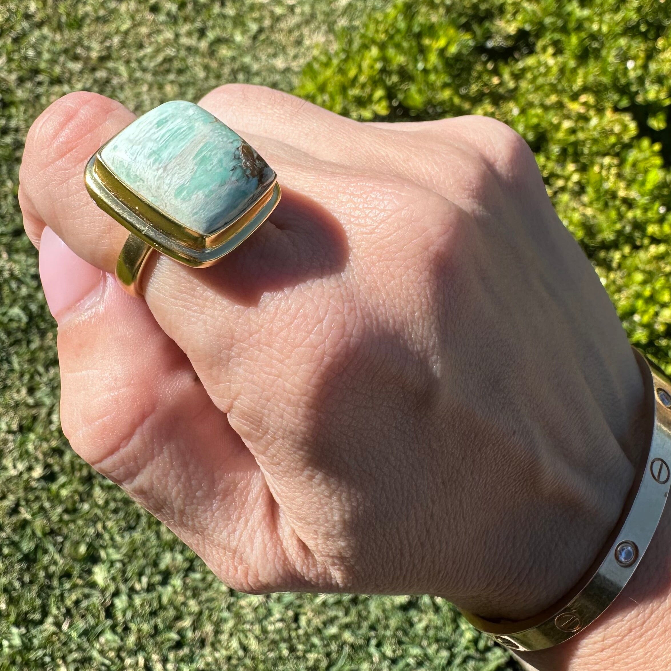 !ONE OF A KIND RING (Variscite) Jimena Alejandra