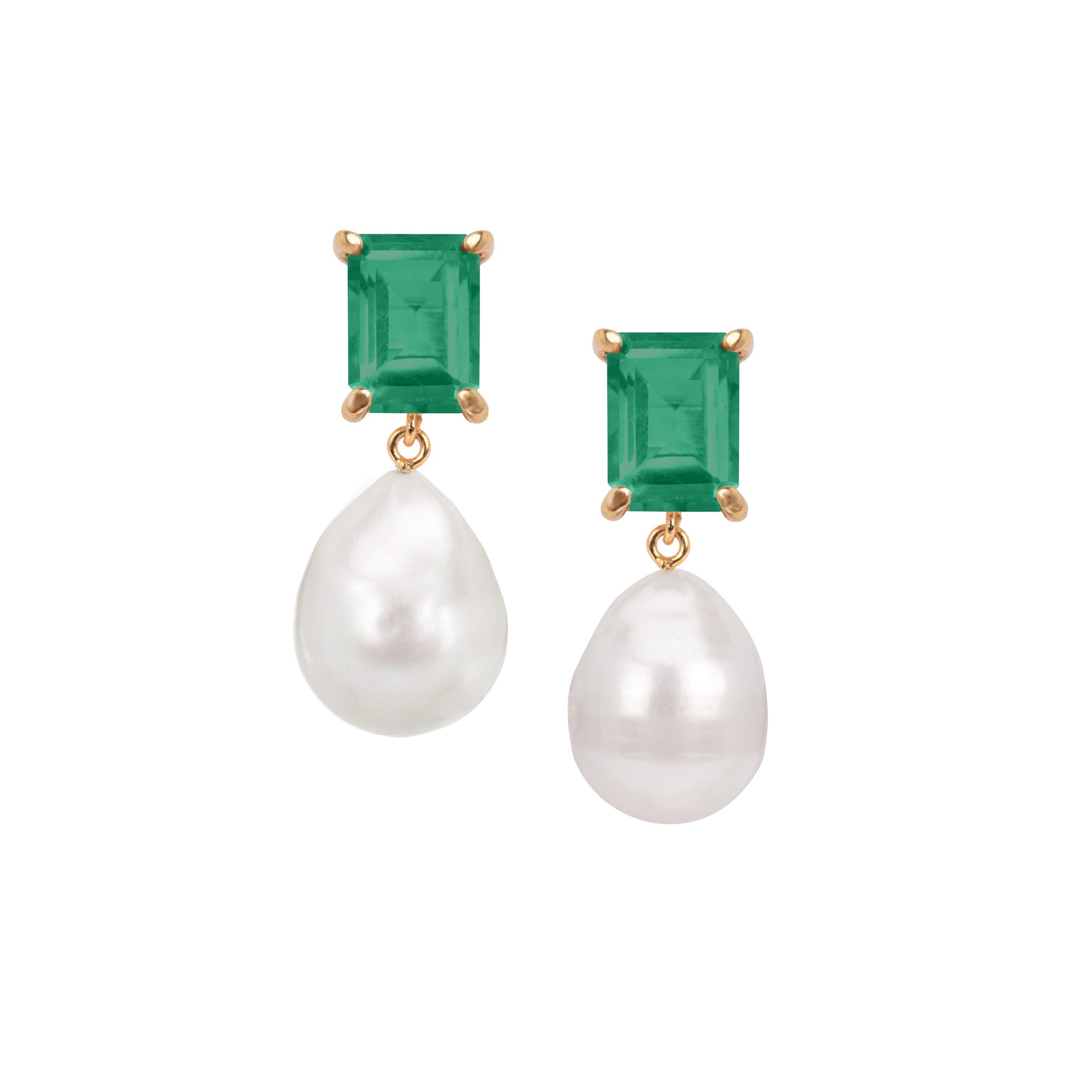 The Bellen: Baroque Pearl Earrings