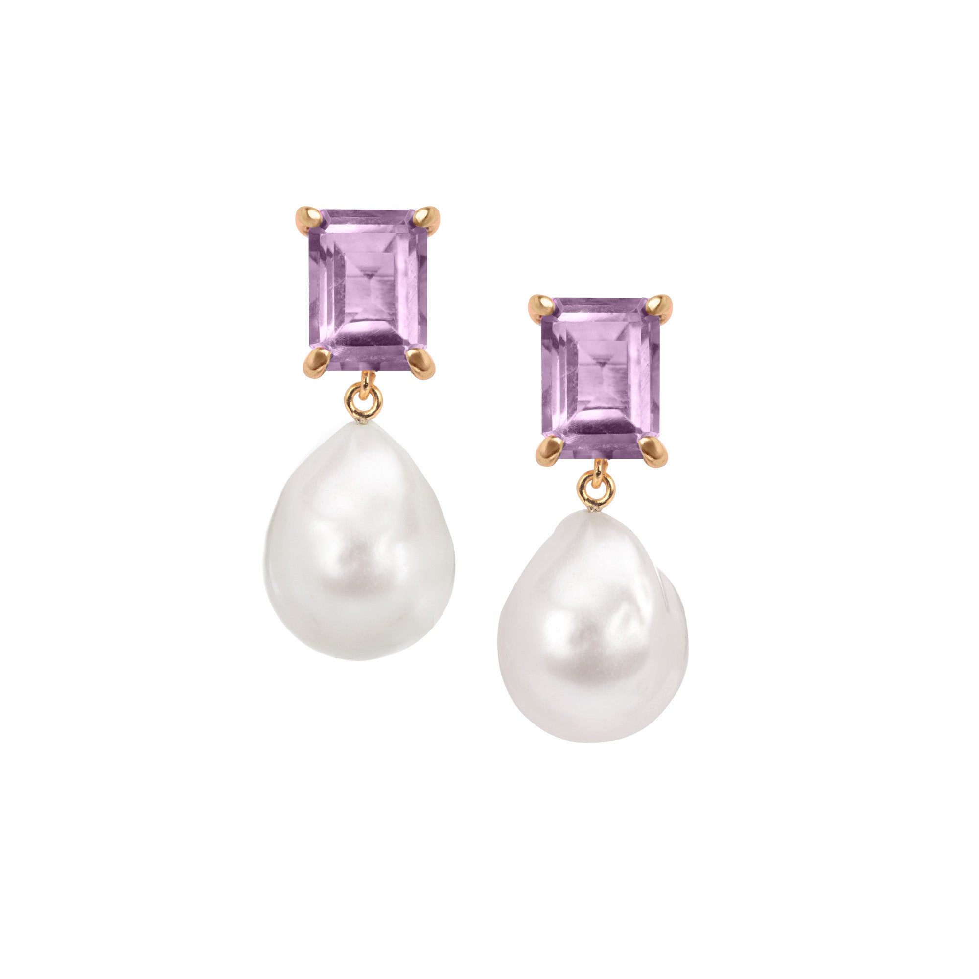 The Bellen: Baroque Pearl Earrings