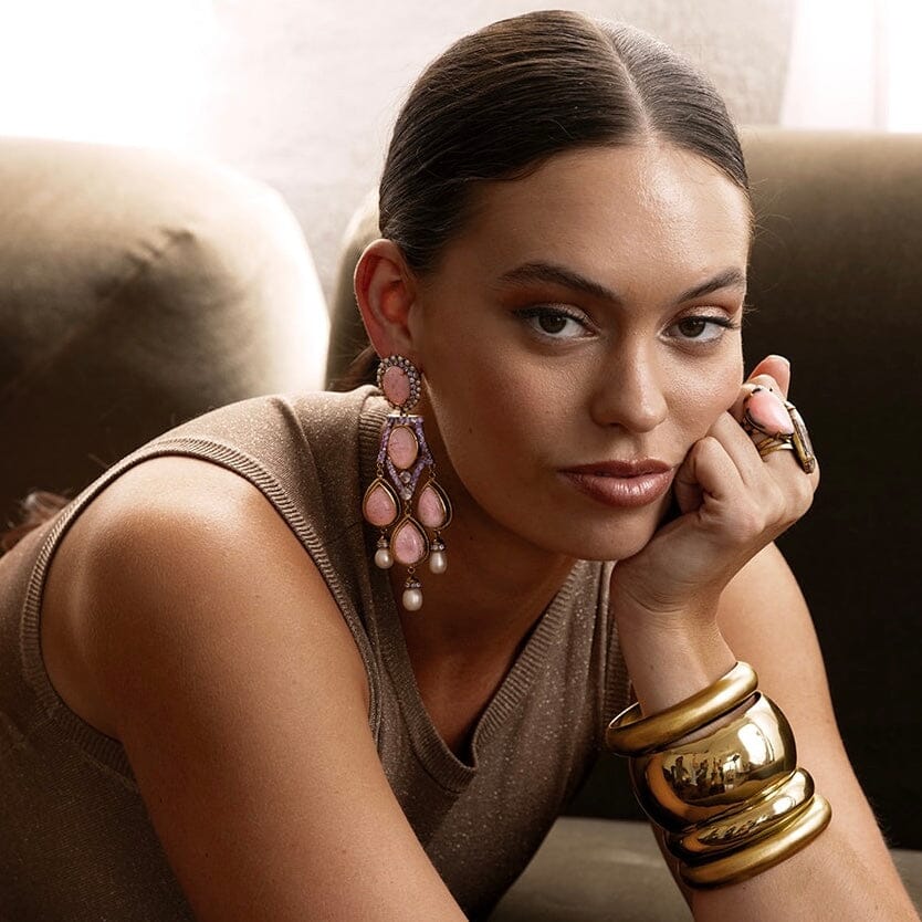 THE ADELE (Petalite) Chandelier Jimena Alejandra