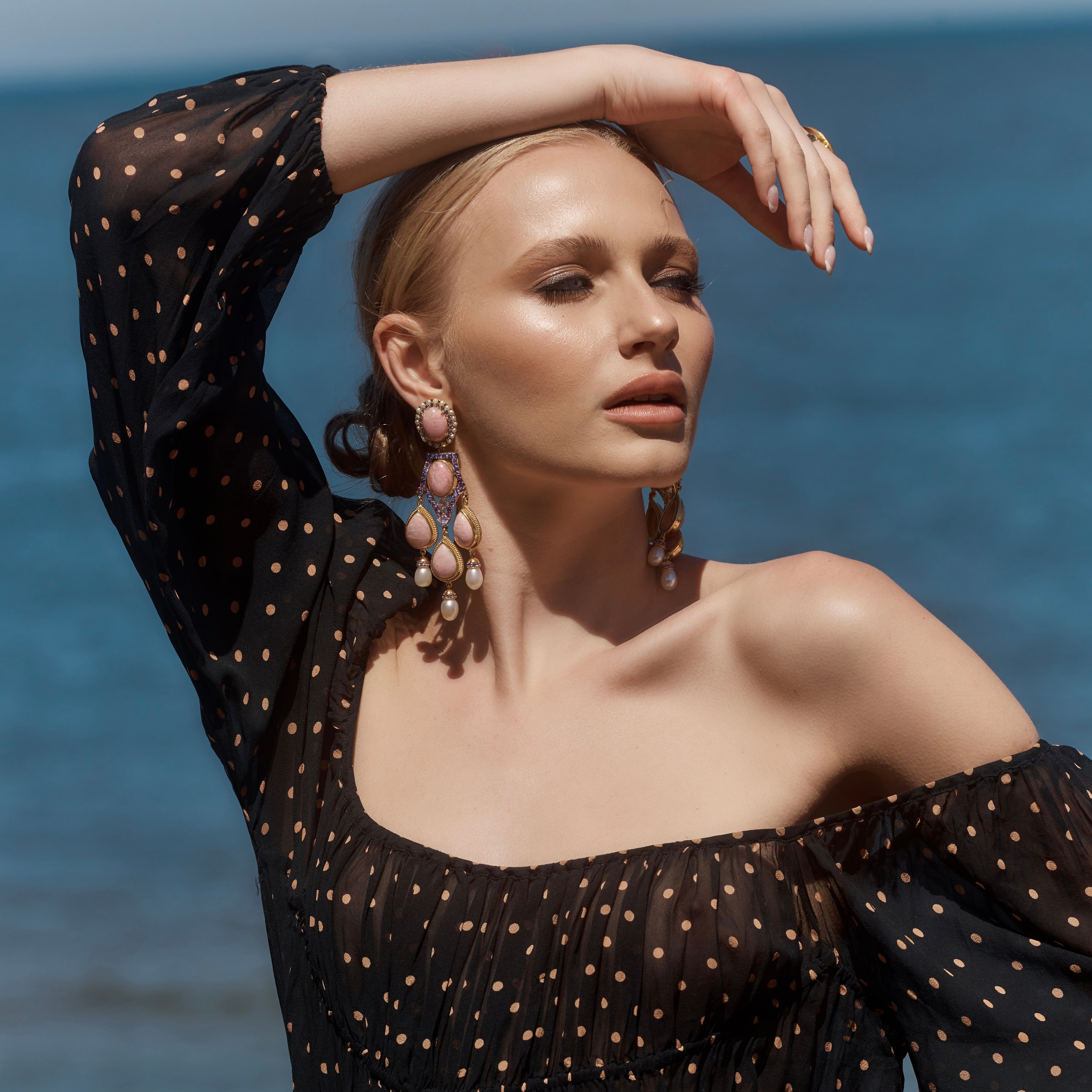 THE ADELE (Petalite) Chandelier Jimena Alejandra