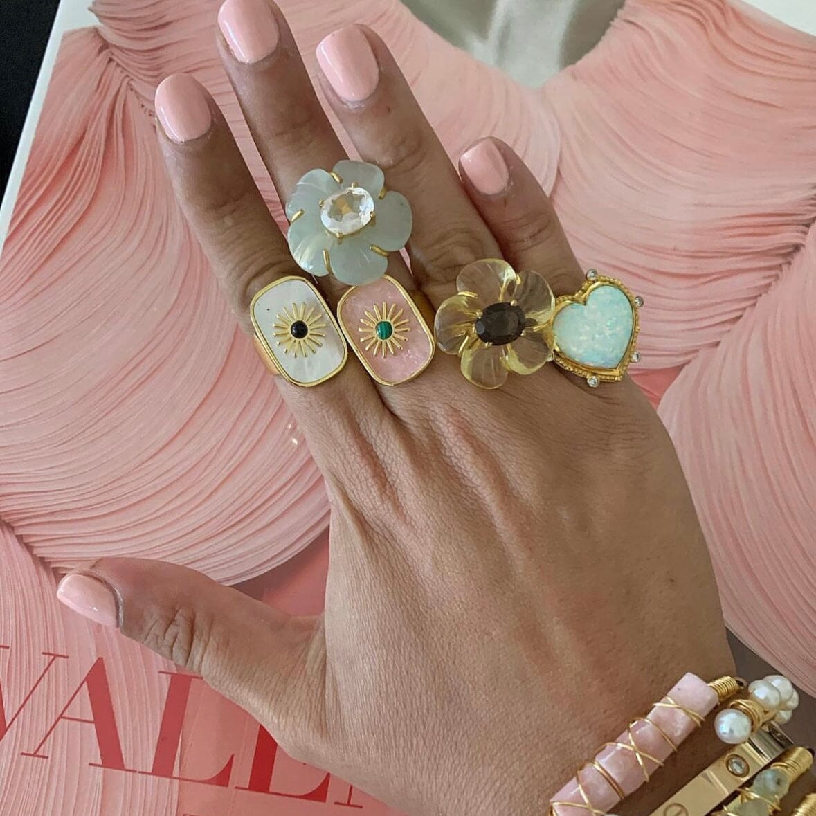 THE ARIANA (Opal) Rings Jimena Alejandra