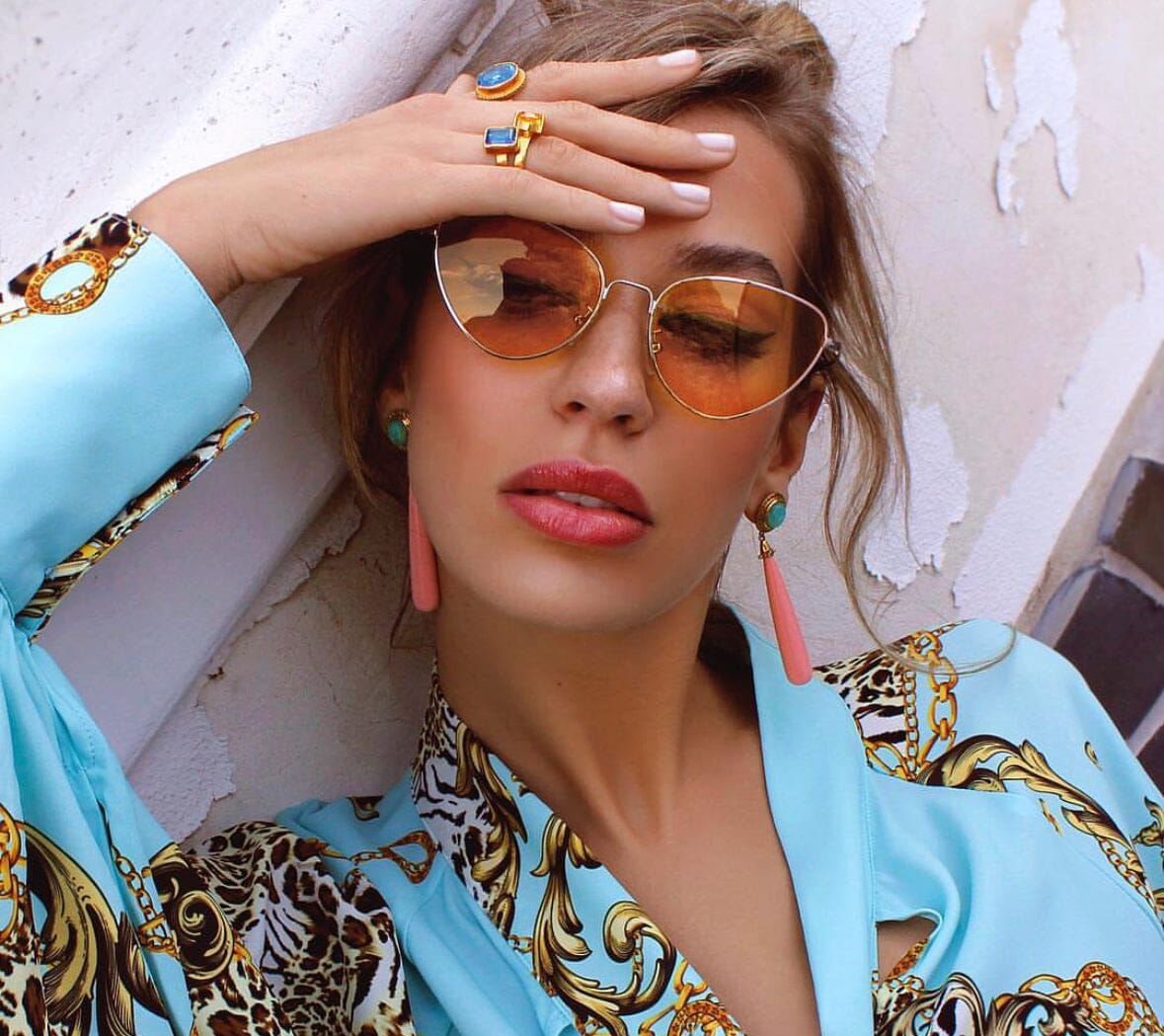 THE BETHENNY (Coral) Earrings Jimena Alejandra