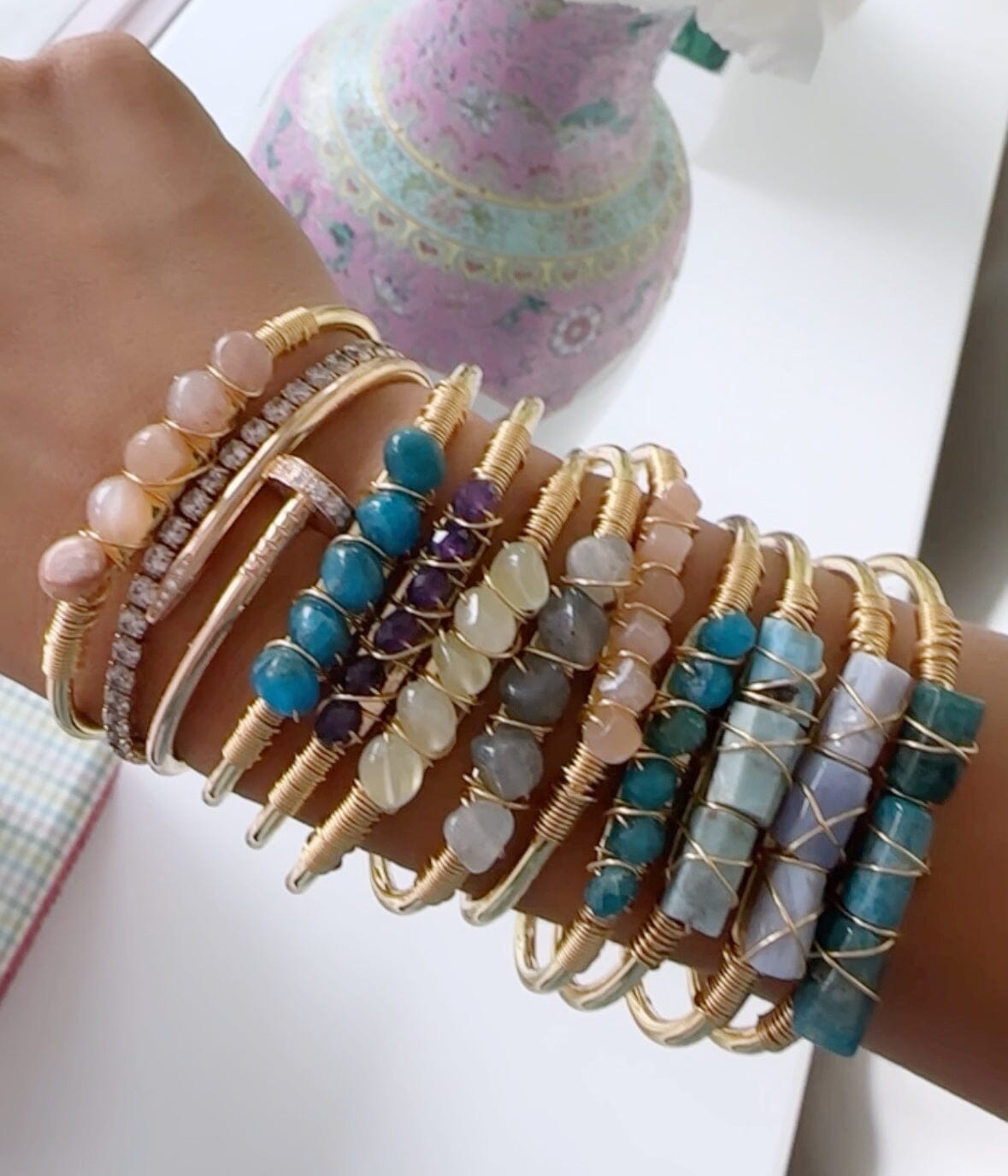 THE GWENYTH (Apatite) Bracelets Jimena Alejandra