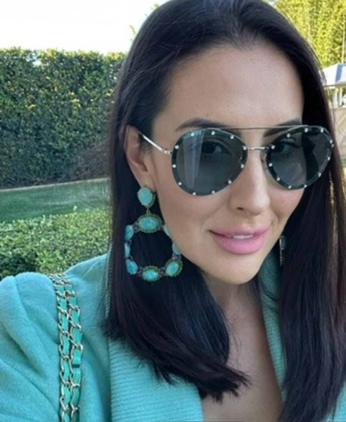 THE HEATHER (Amazonite) Earrings Jimena Alejandra