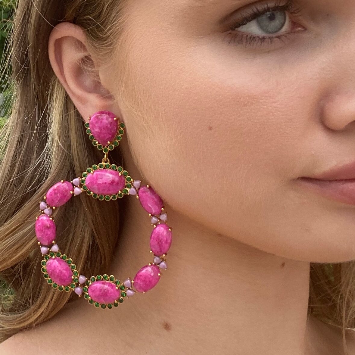 THE HEATHER (Pink Mohave) Earrings Jimena Alejandra