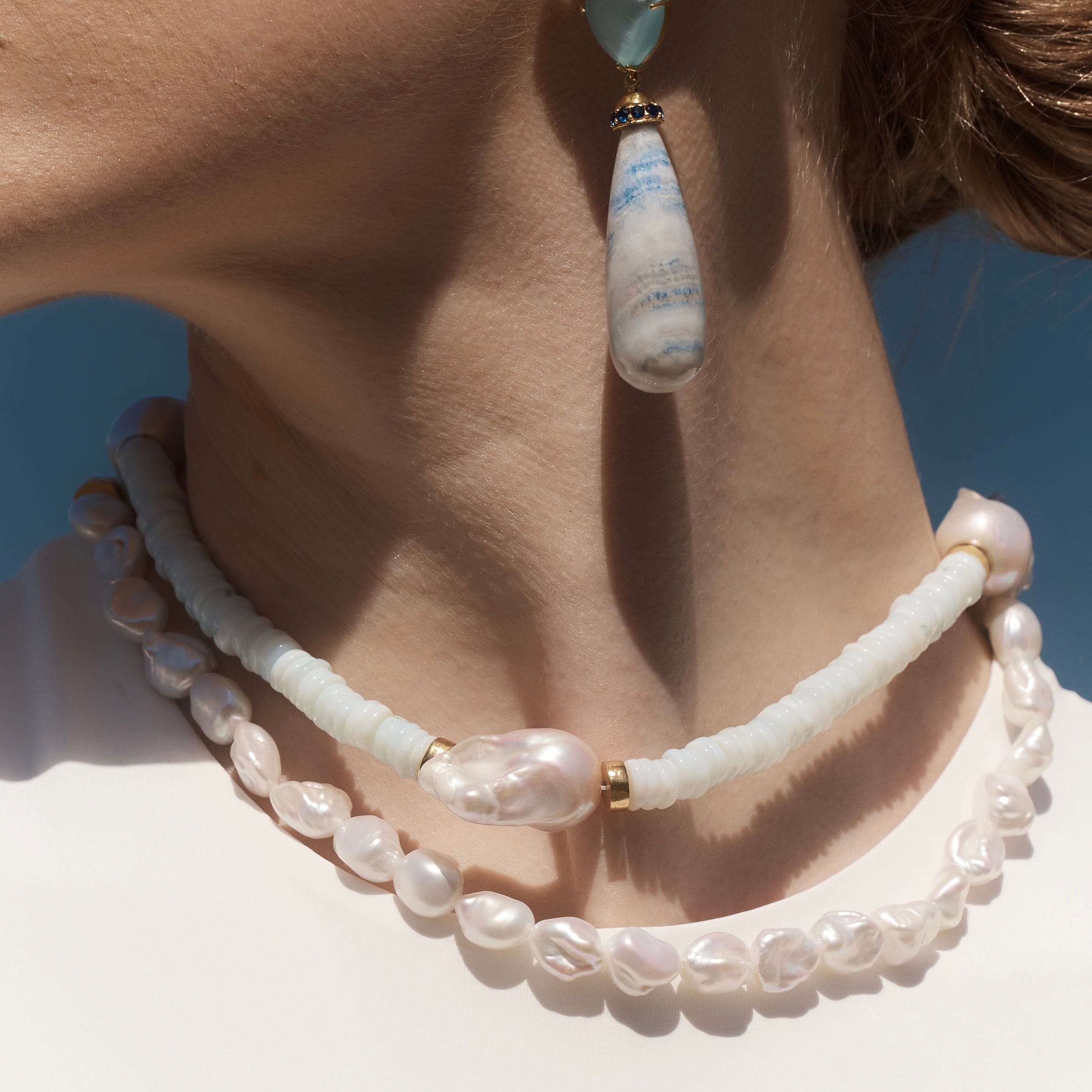 !THE JENNA (Aquamarine) Necklaces Jimena Alejandra