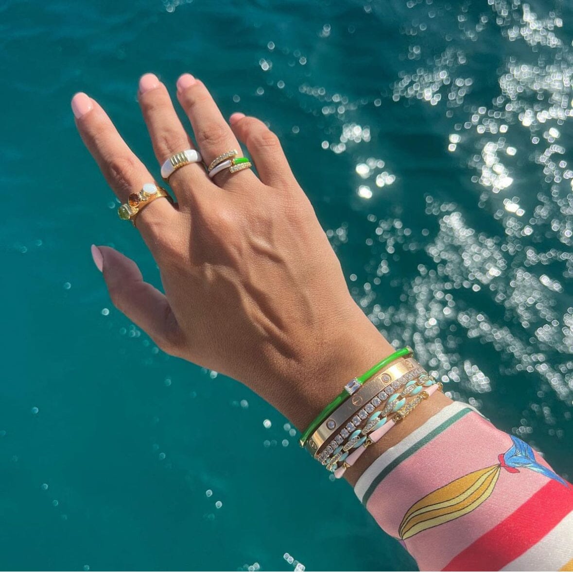 THE JOY (White) Rings Jimena Alejandra