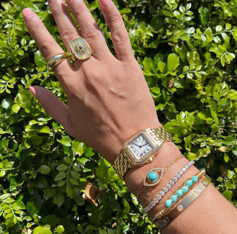 White Topaz Tennis Bracelet: The Kameron