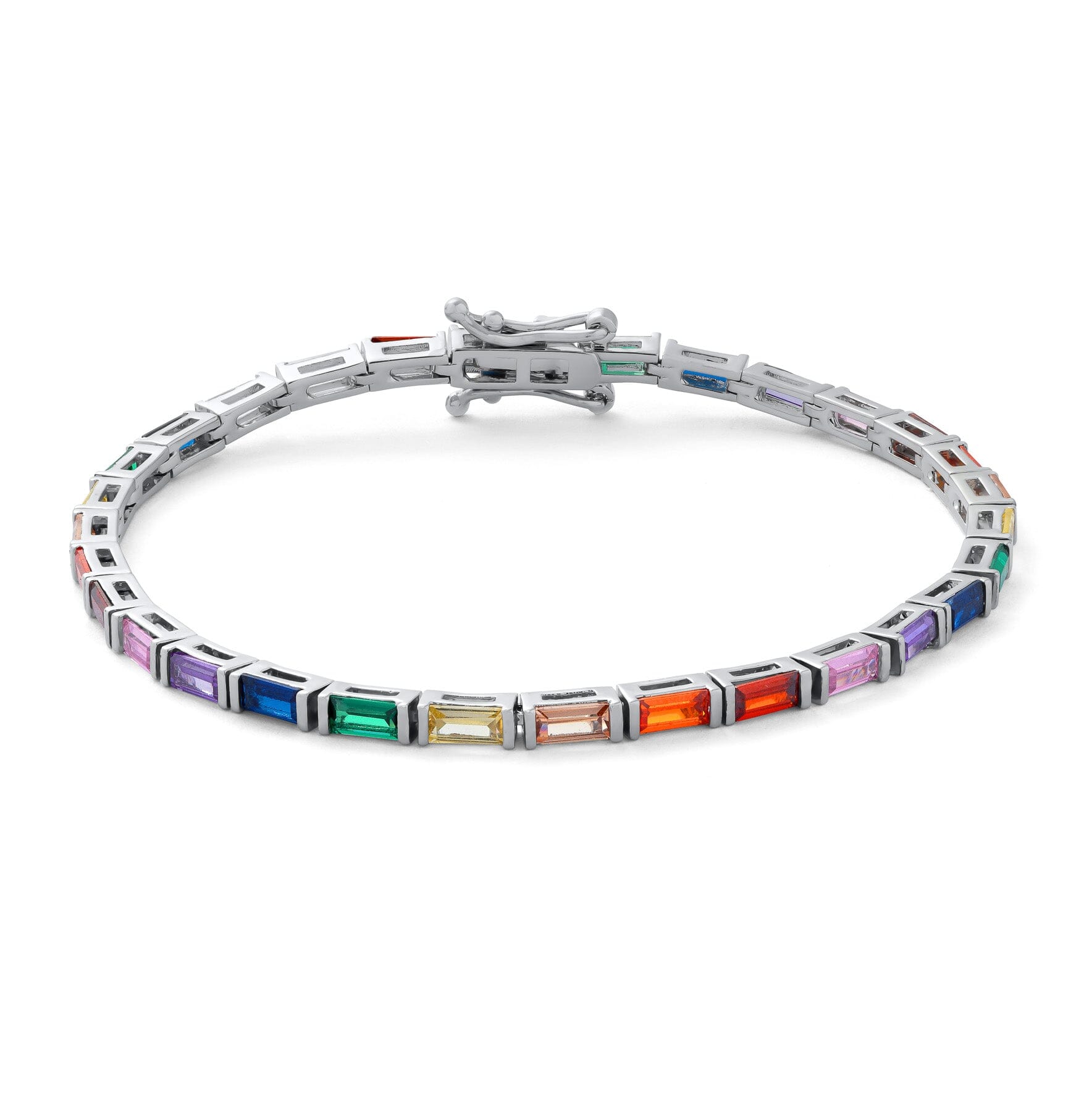 Multi Gemstone Tennis Bracelet: The Ramona