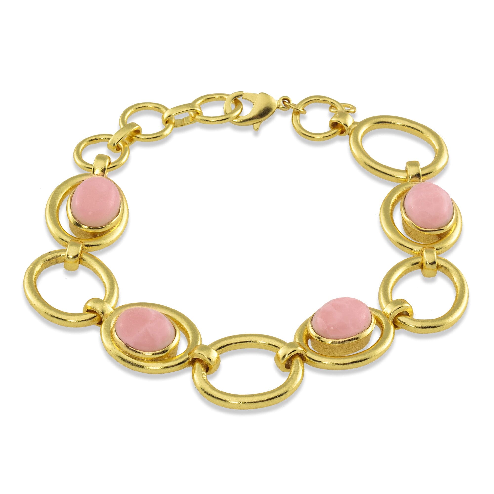 1 - 4 stone bracelet pink opal Jimena Alejandra