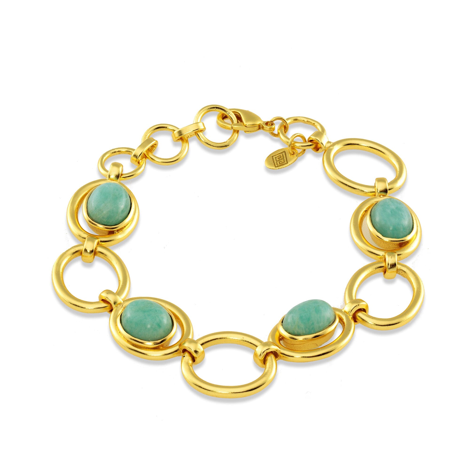 1 - Amazonite 4 stone bracelet Jimena Alejandra
