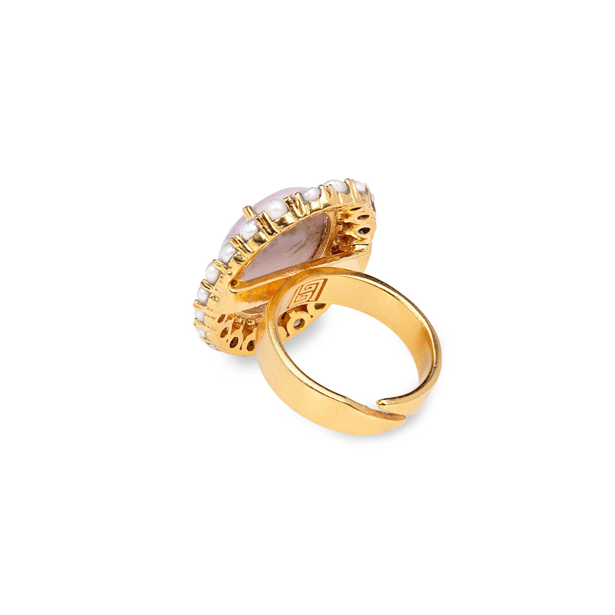 1 - aragonite casting ring Jimena Alejandra