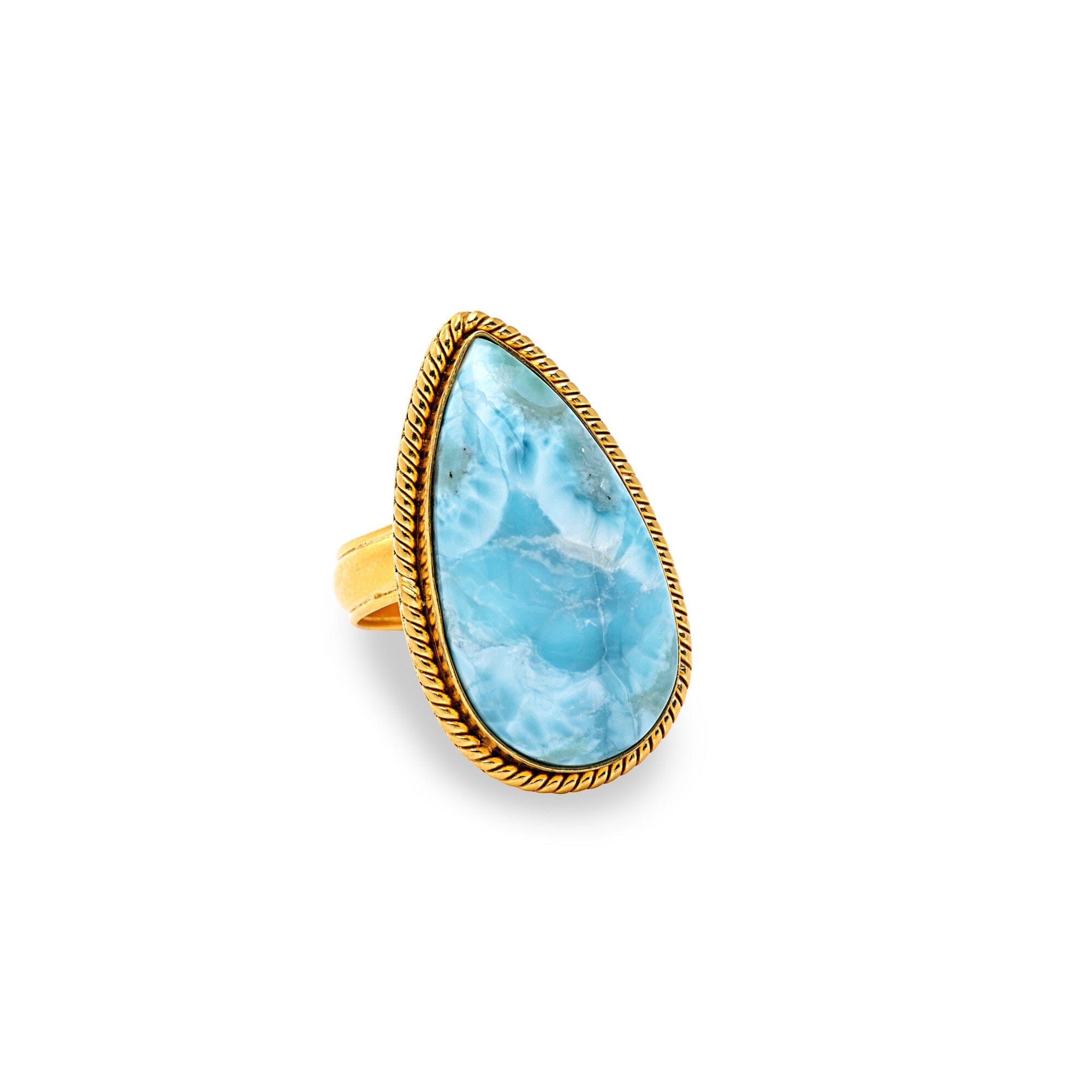 1 Larimar braid ring Jimena Alejandra