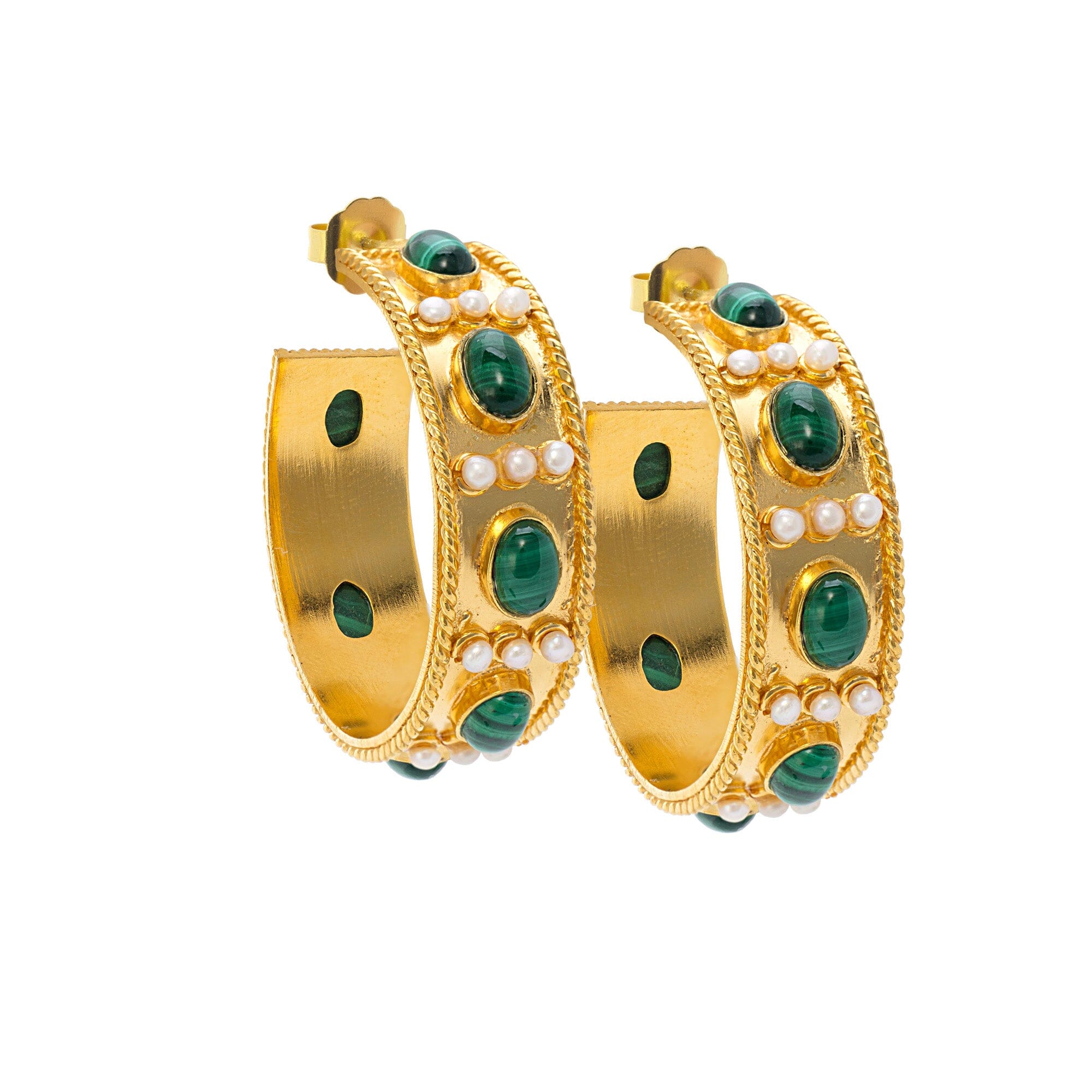 1 - malachite hoops Jimena Alejandra