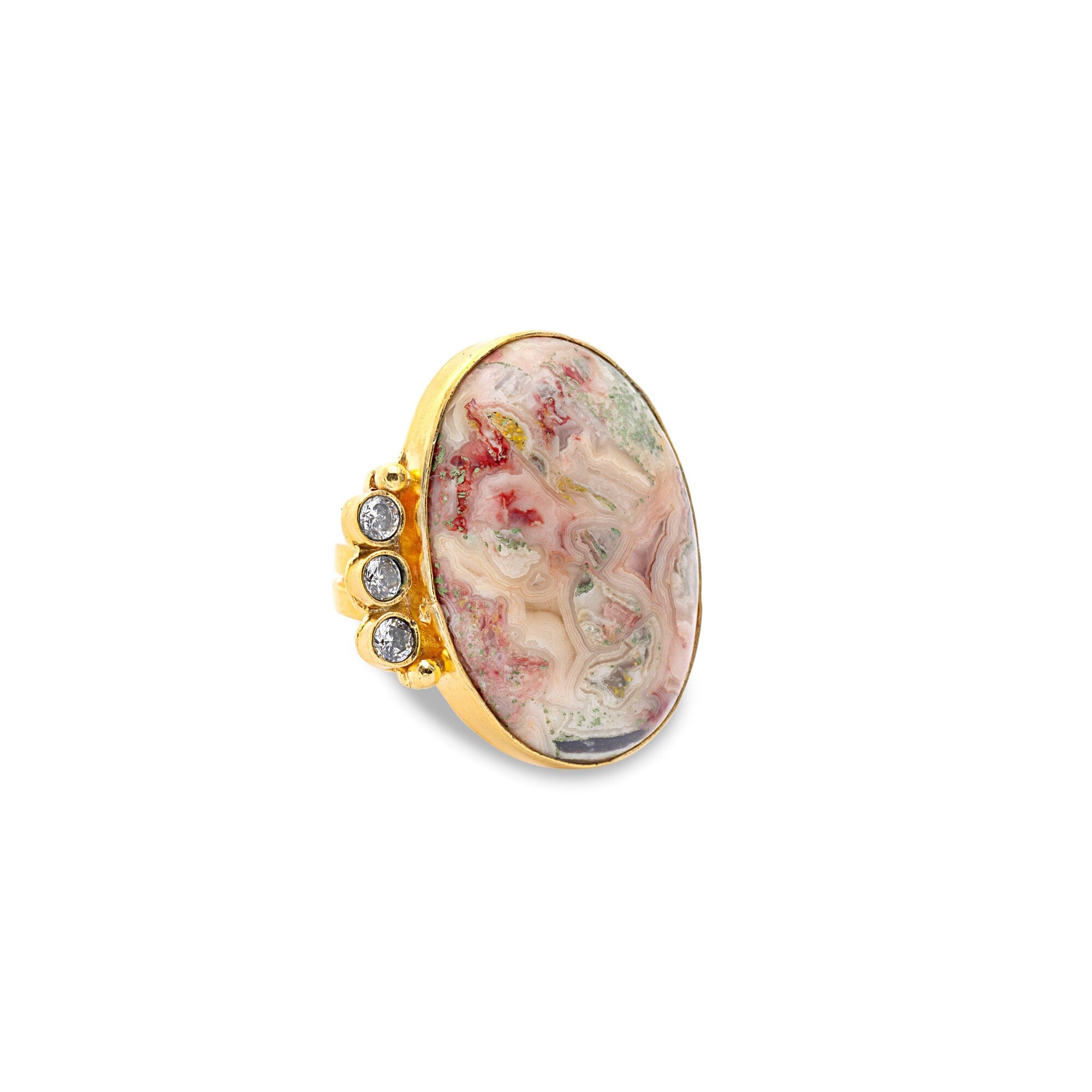 1 - pink swirl and green white topaz Jimena Alejandra