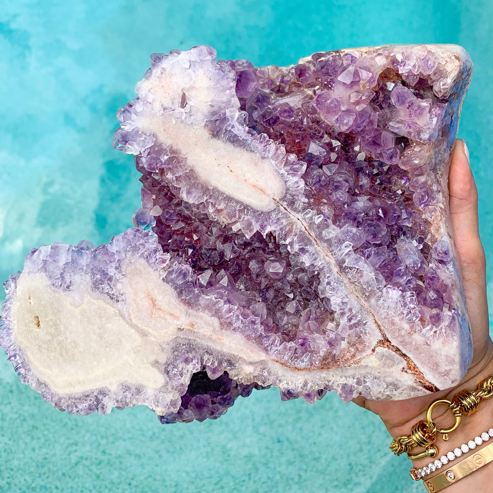 LARGE PINK AMETHYST SPECIMEN Homewares Jimena Alejandra