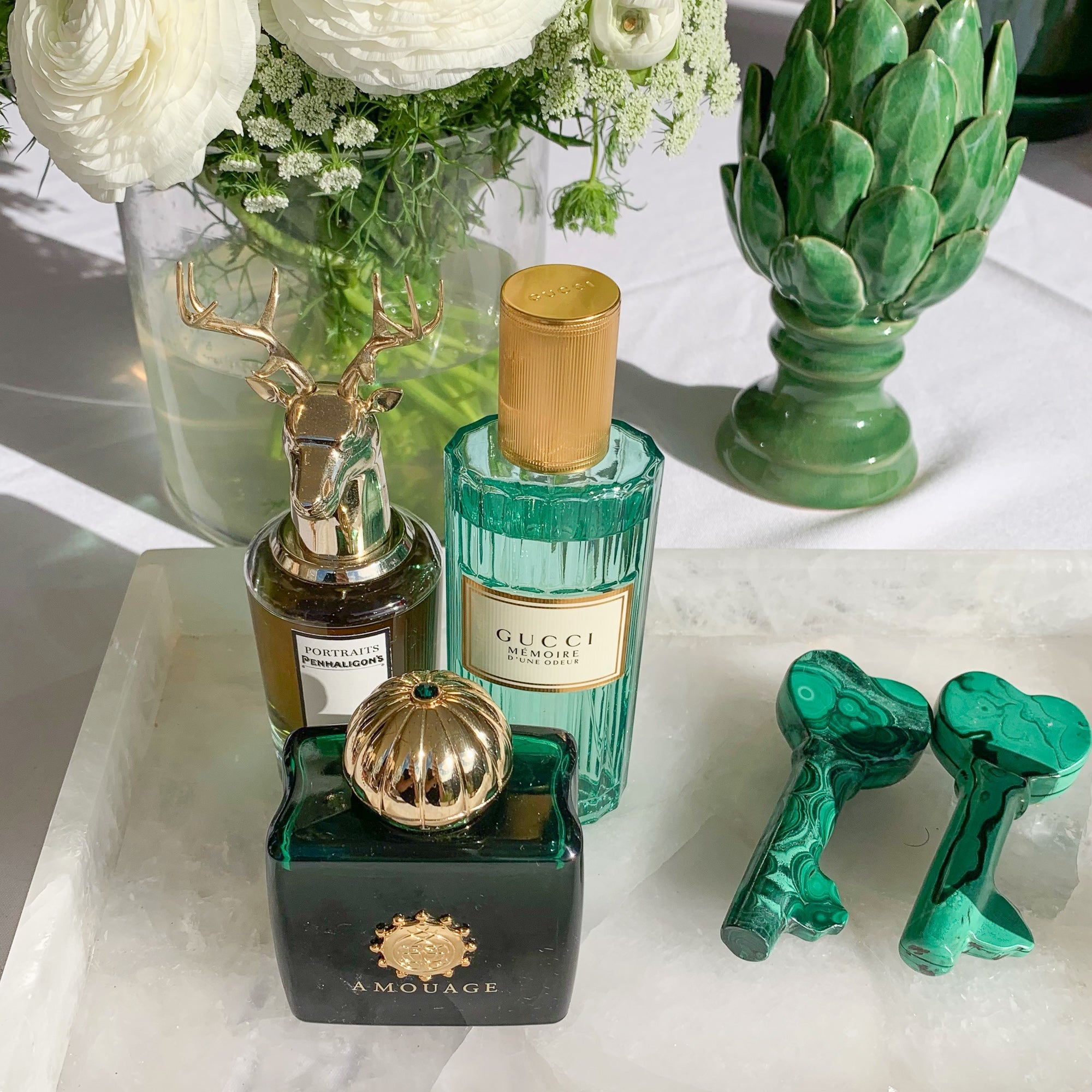 MALACHITE KEY Homewares Jimena Alejandra