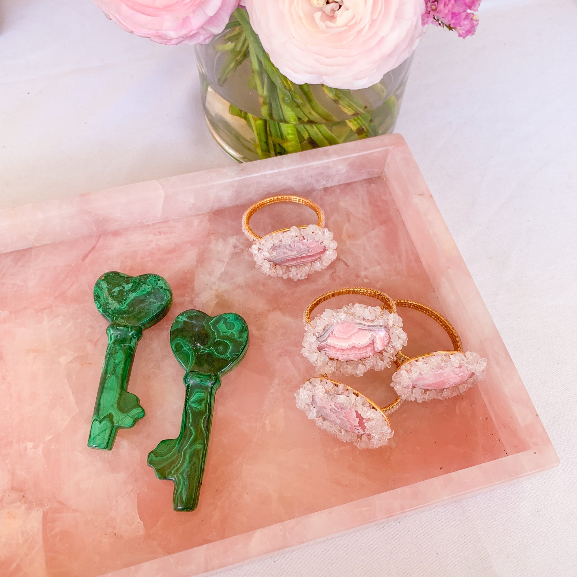 MALACHITE KEY Homewares Jimena Alejandra