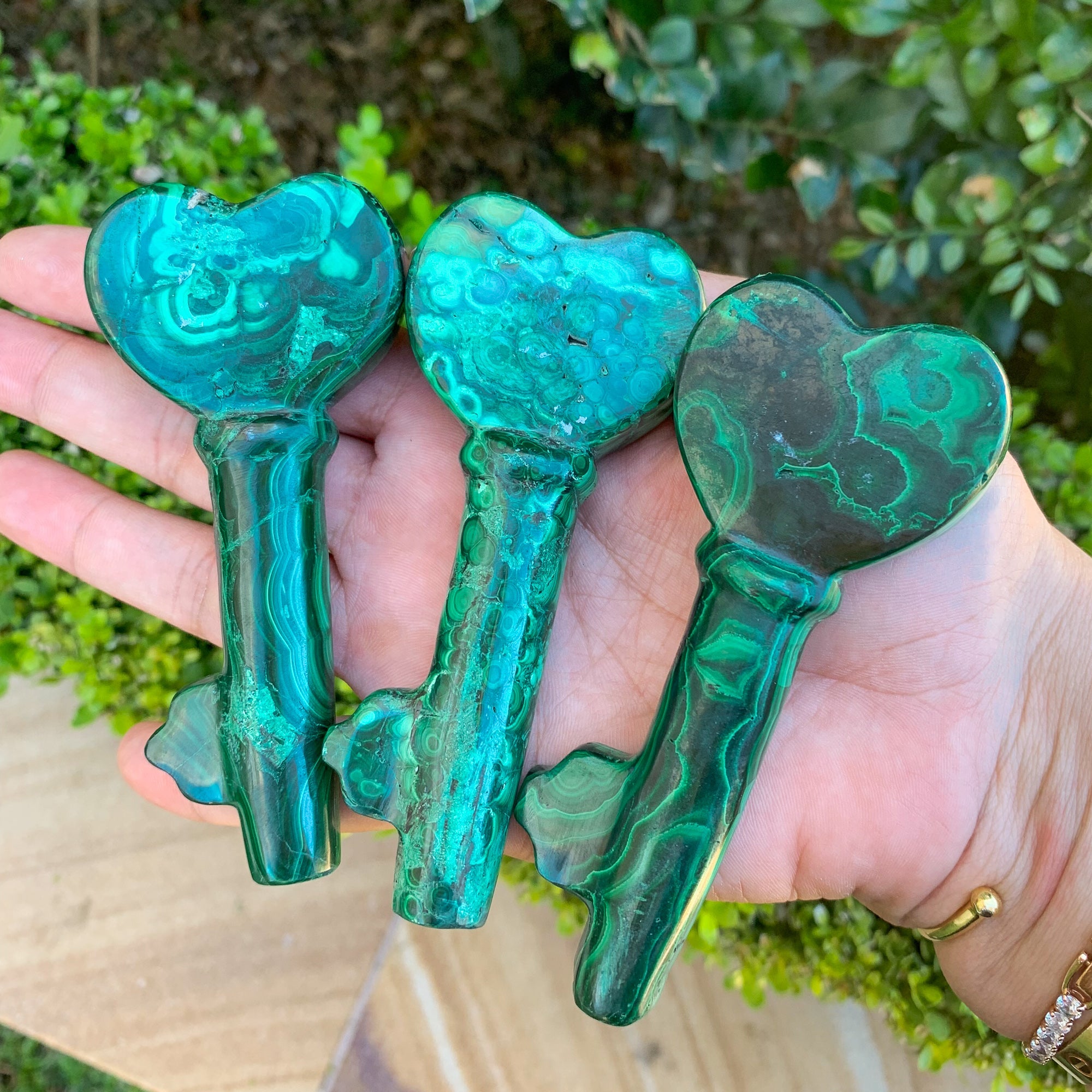 MALACHITE KEY Homewares Jimena Alejandra