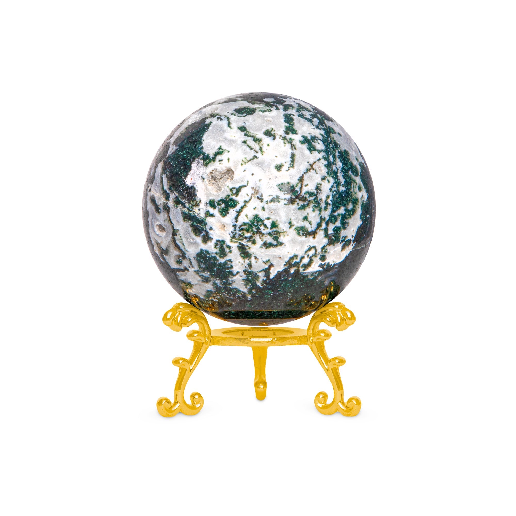 ! MOSS AGATE SPHERE Jimena Alejandra