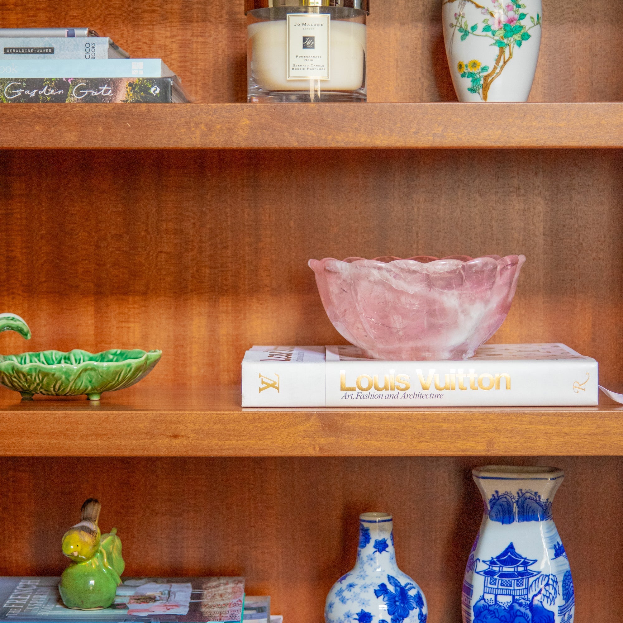 SCALLOPED ROSE QUARTZ BOWL Homewares Jimena Alejandra