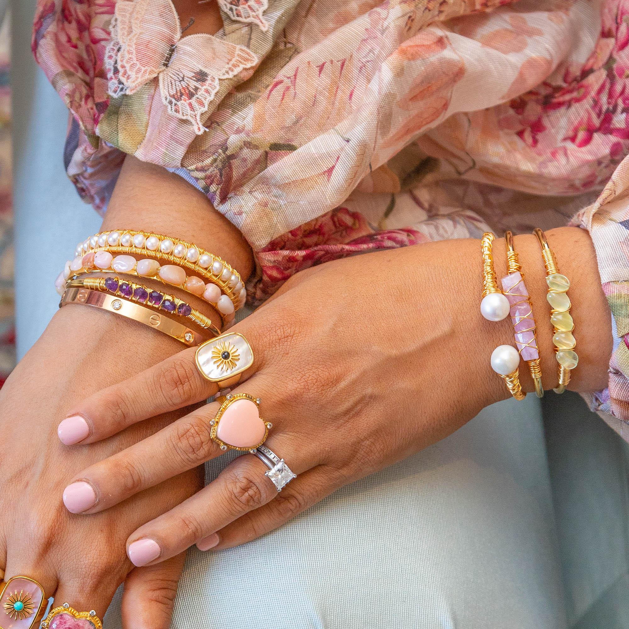 THE ALLIE (Amethyst) Bracelets Jimena Alejandra