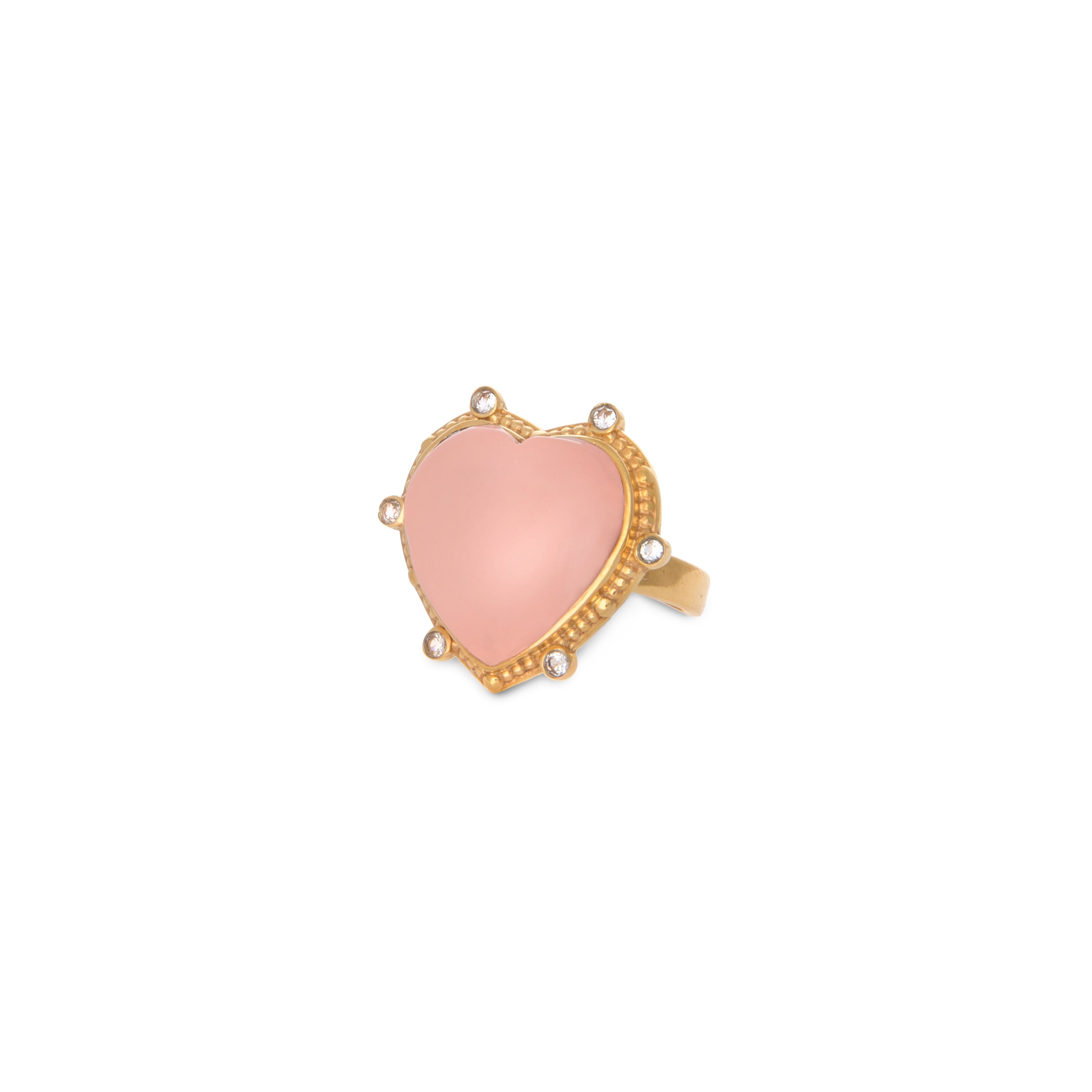 THE ARIANA (Pink Opal) Rings Jimena Alejandra