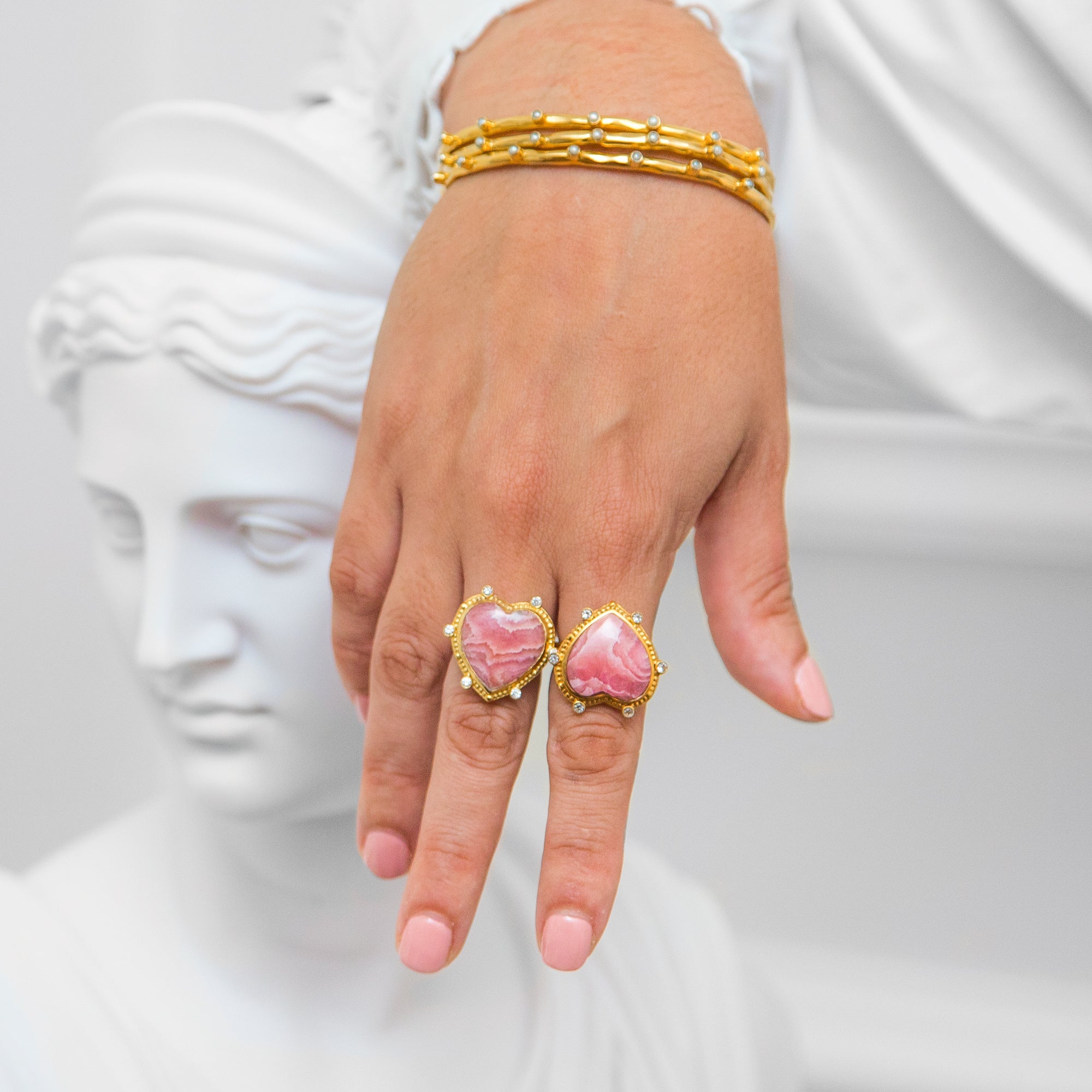 THE ARIANA (Rhodochrosite) Rings Jimena Alejandra