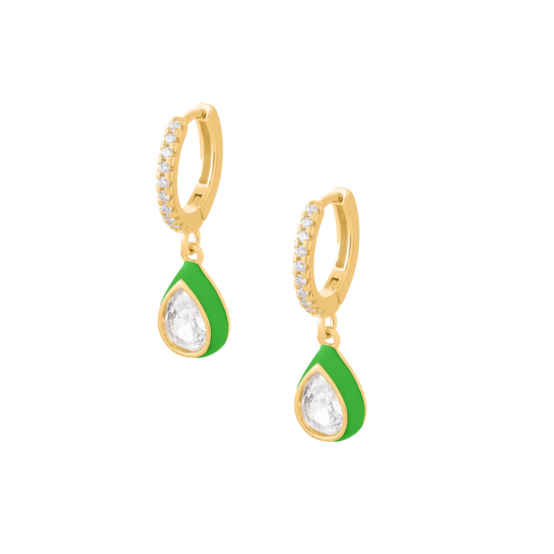 THE BLYTHE (Green) Earrings Jimena Alejandra