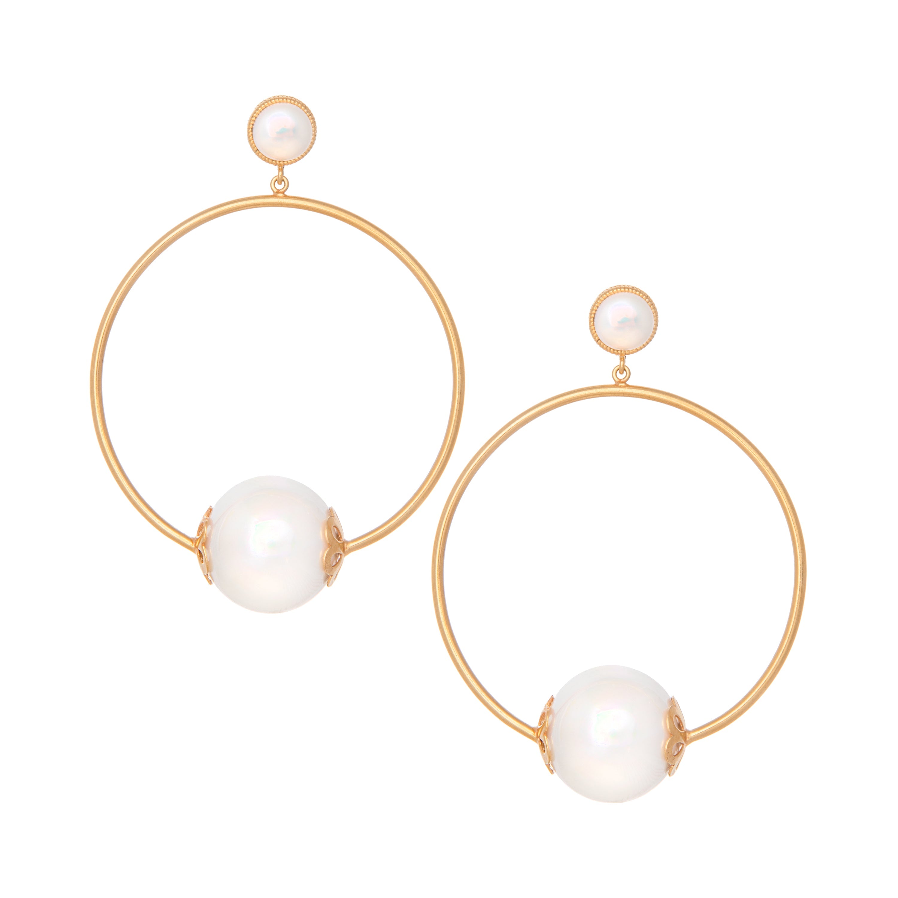 THE CARINA (Pearl) Earrings Jimena Alejandra