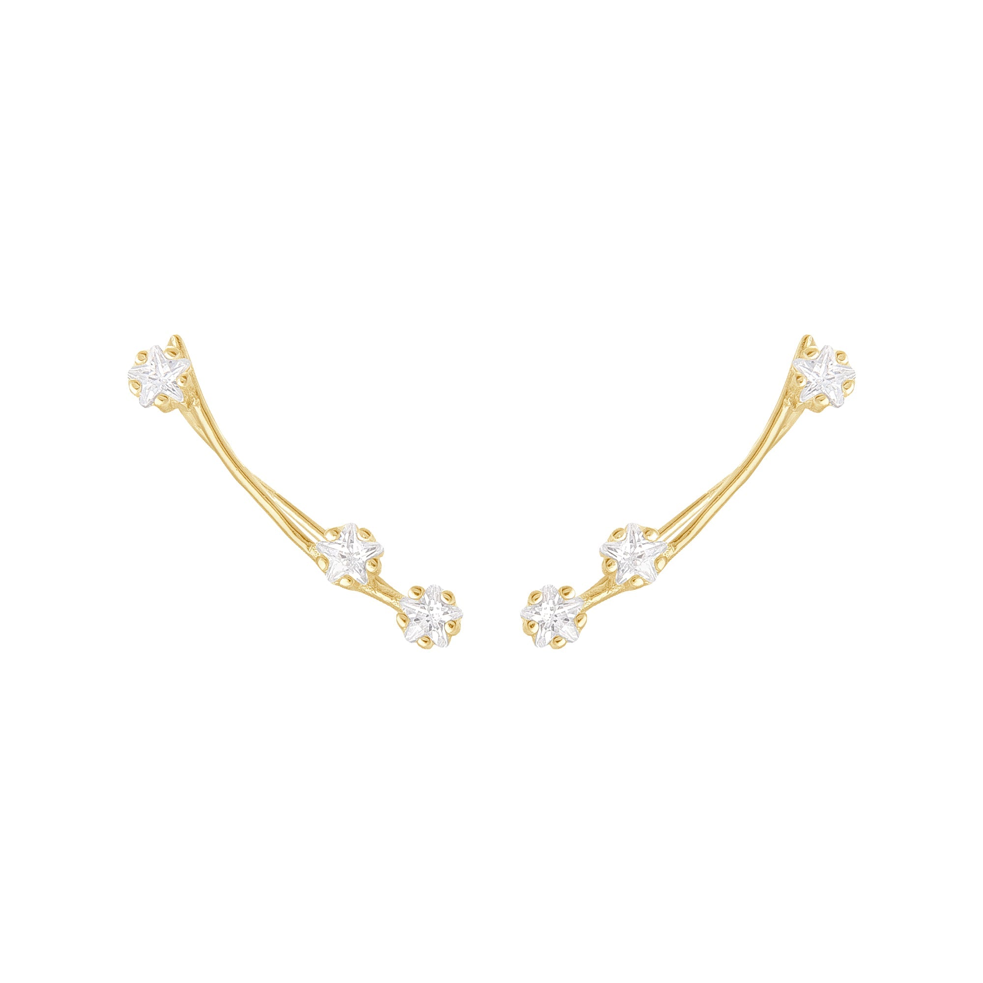 THE CECILIA Earrings Jimena Alejandra Gold Plated