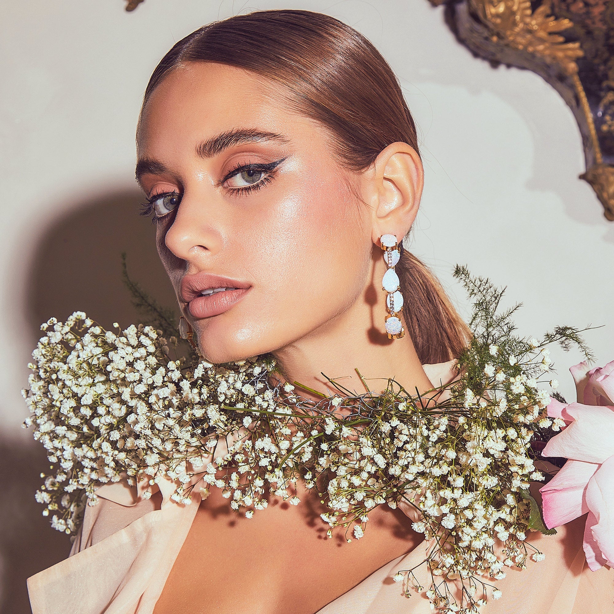 THE CHRISTA (Opal) Earrings Jimena Alejandra