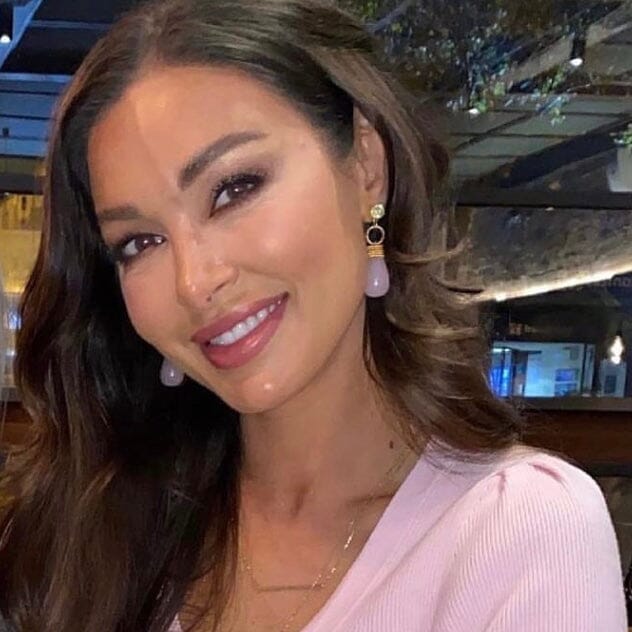 THE CLARISSA (Peridot & Rose Quartz) Earrings Jimena Alejandra