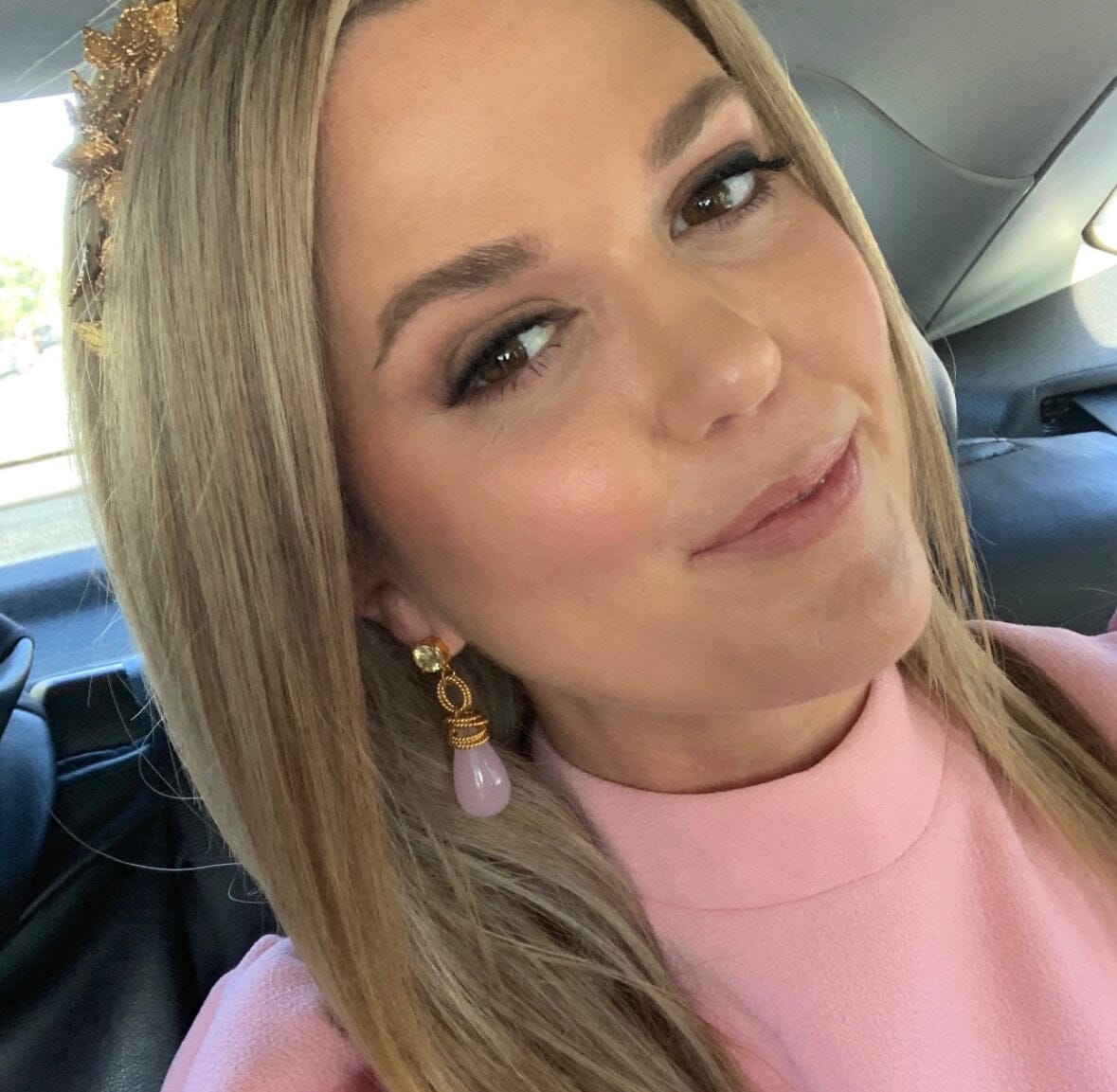 THE CLARISSA (Peridot & Rose Quartz) Earrings Jimena Alejandra