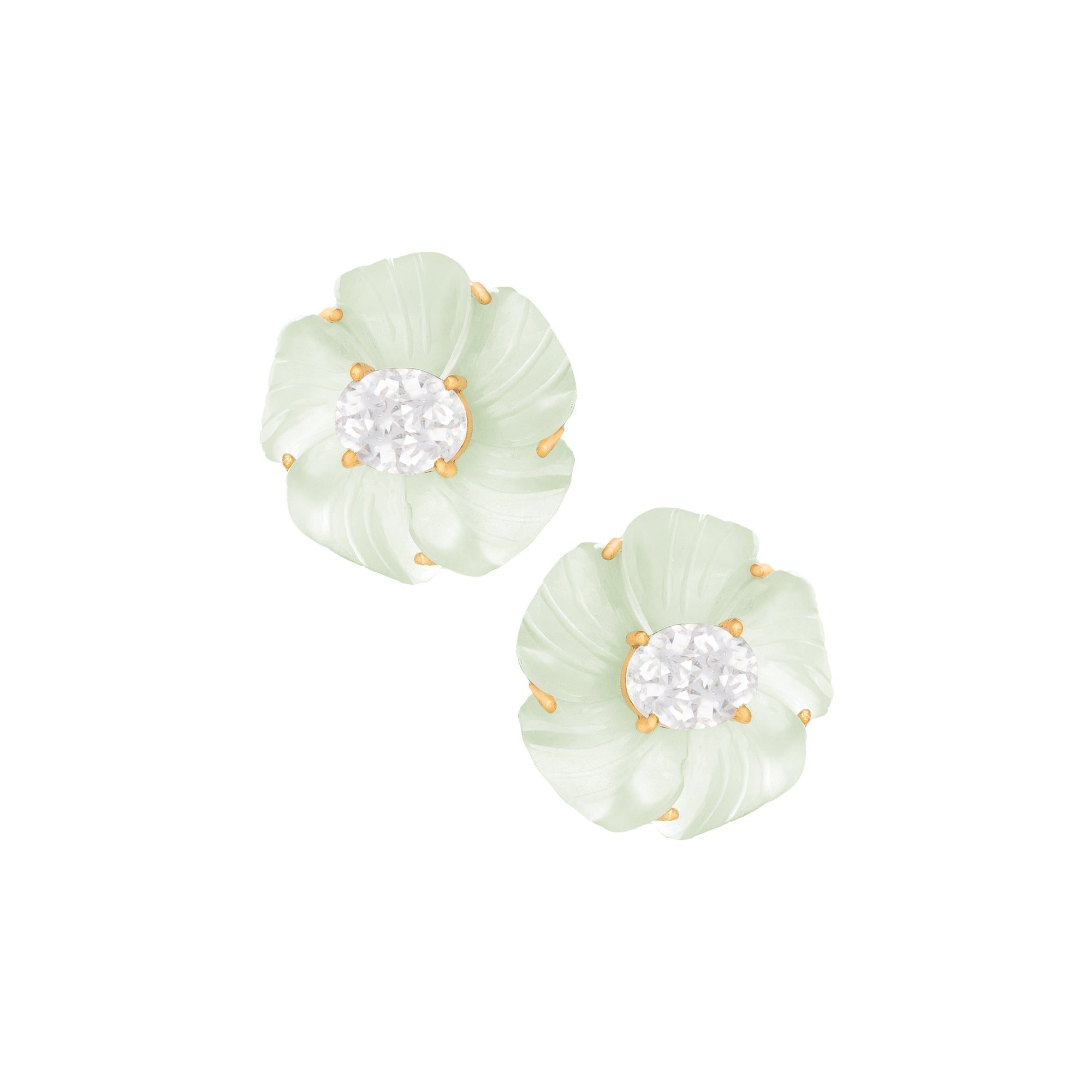 THE CYNTHIA (Aqua Chalcedony) Earrings Jimena Alejandra
