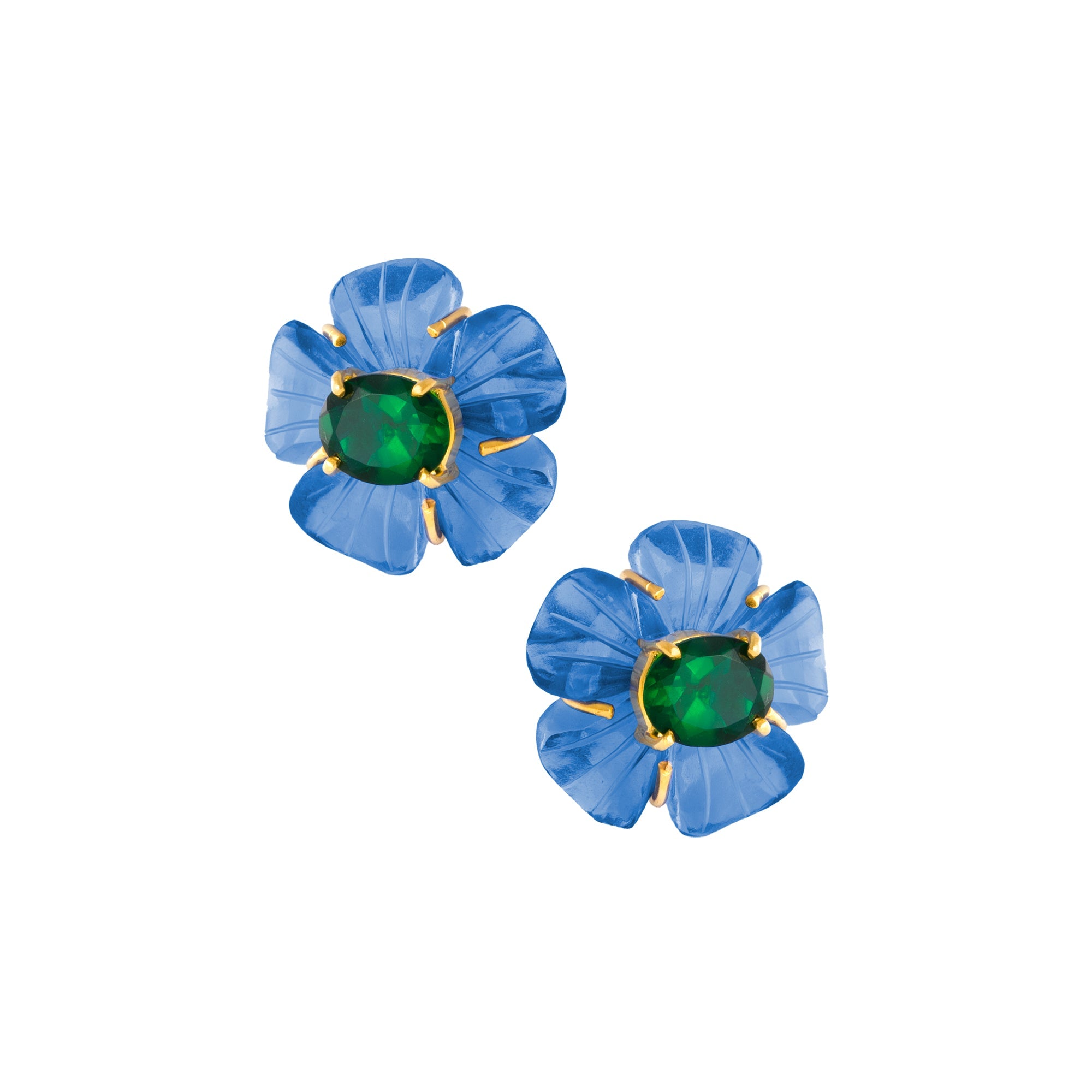 THE CYNTHIA (Blue Quartz) Earrings Jimena Alejandra