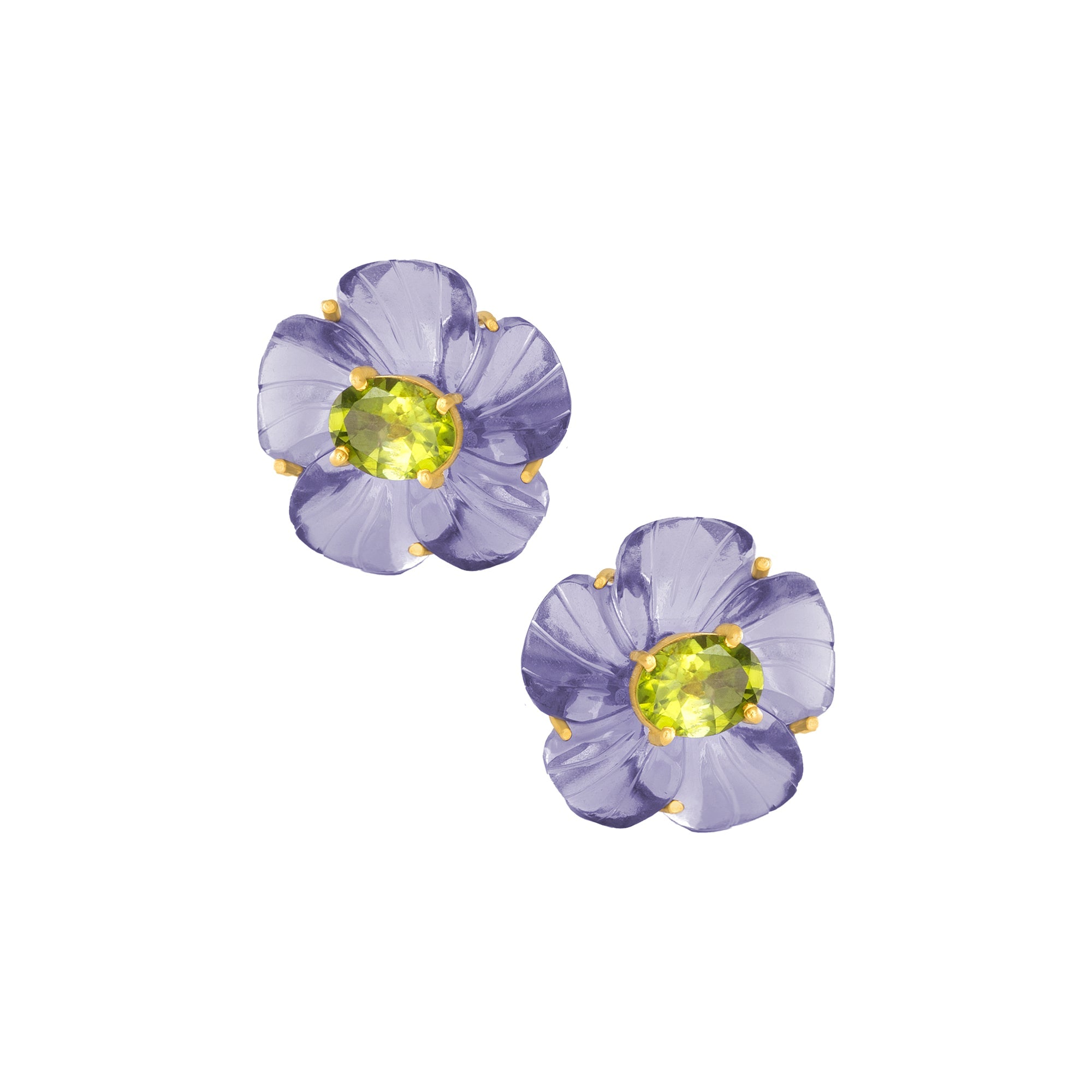 THE CYNTHIA (Brazilian Amethyst) Earrings Jimena Alejandra
