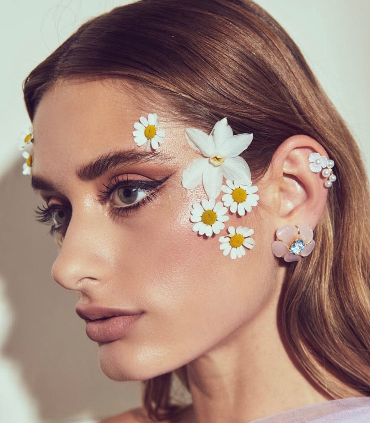 THE CYNTHIA (Pink Chalcedony) Earrings Jimena Alejandra