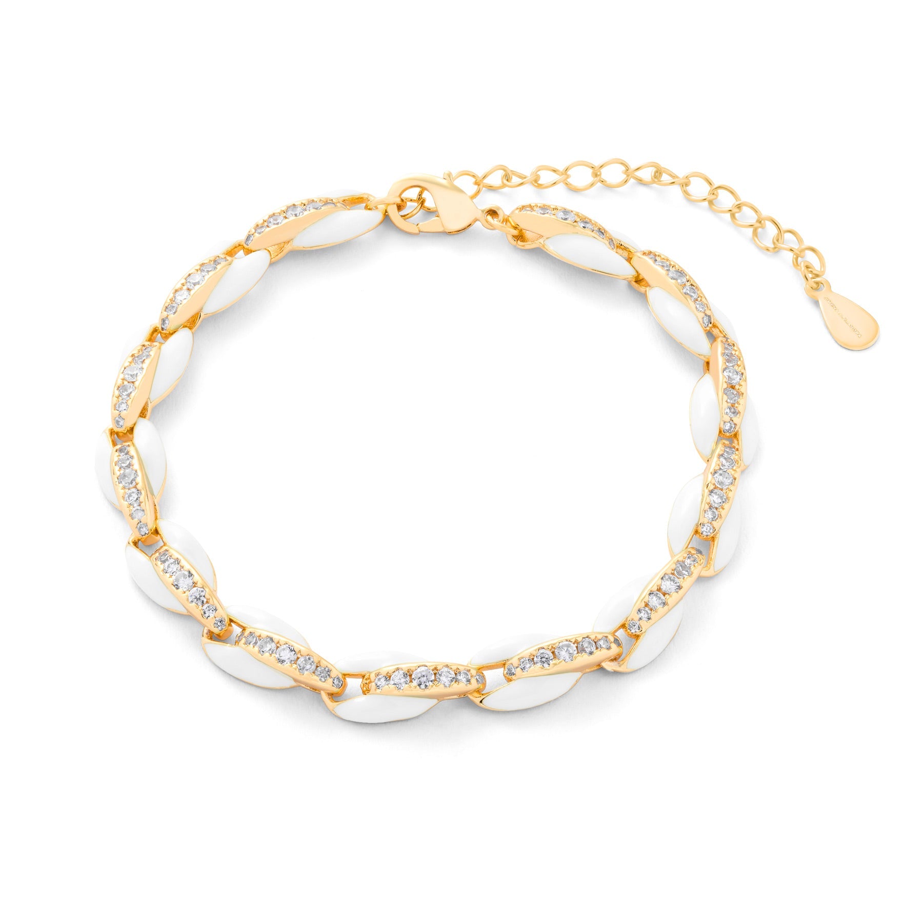 THE FARRAH (White) Bracelets Jimena Alejandra