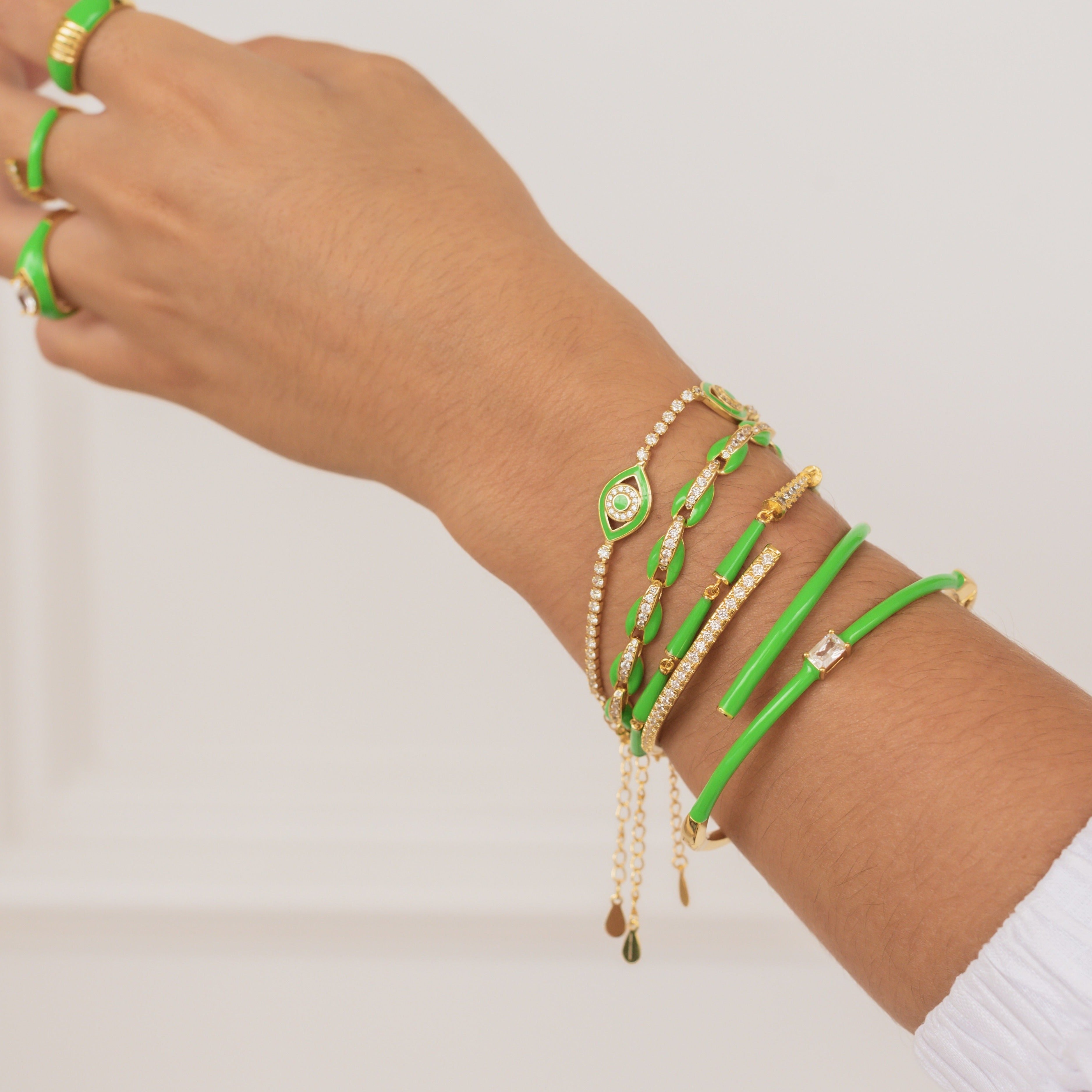 THE FELICITY (Green) Bracelets Jimena Alejandra