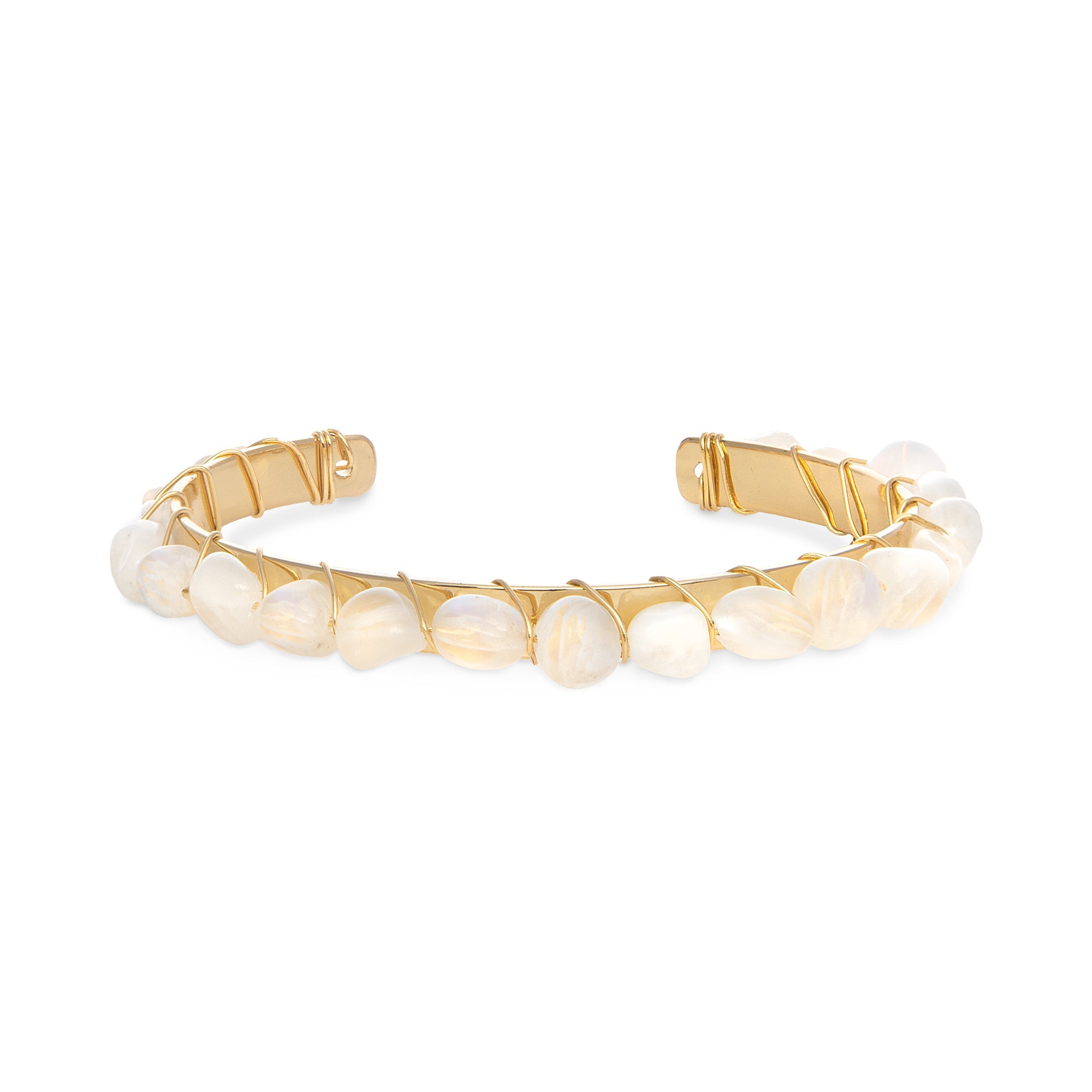 THE JELENA (Rainbow Moonstone) Bracelets Jimena Alejandra